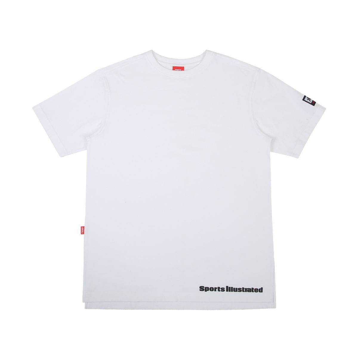 스포츠 일러스트레이티드(SPORTS ILLUSTRATED) BASKETBALL LAYERED HALF SLEEVE (WHITE)