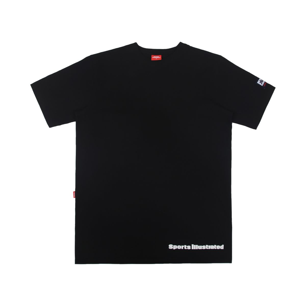 스포츠 일러스트레이티드(SPORTS ILLUSTRATED) BASKETBALL LAYERED HALF SLEEVE (BLACK)
