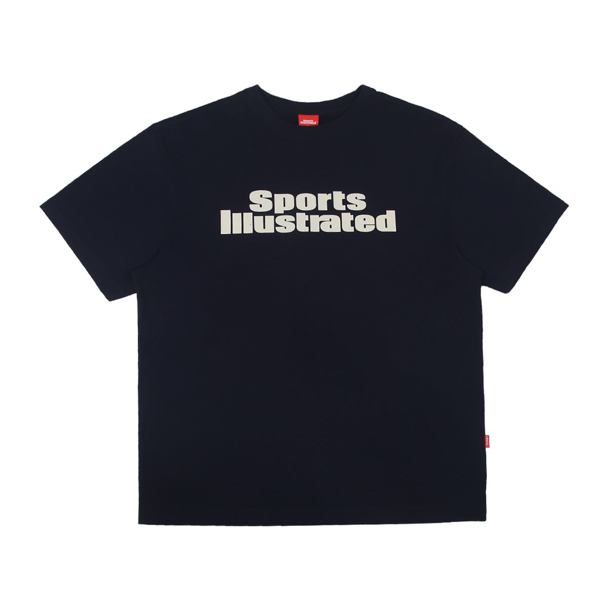 스포츠 일러스트레이티드(SPORTS ILLUSTRATED) BASKETBALL STACKED LOGO HALF SLEEVE (DARK NAVY)