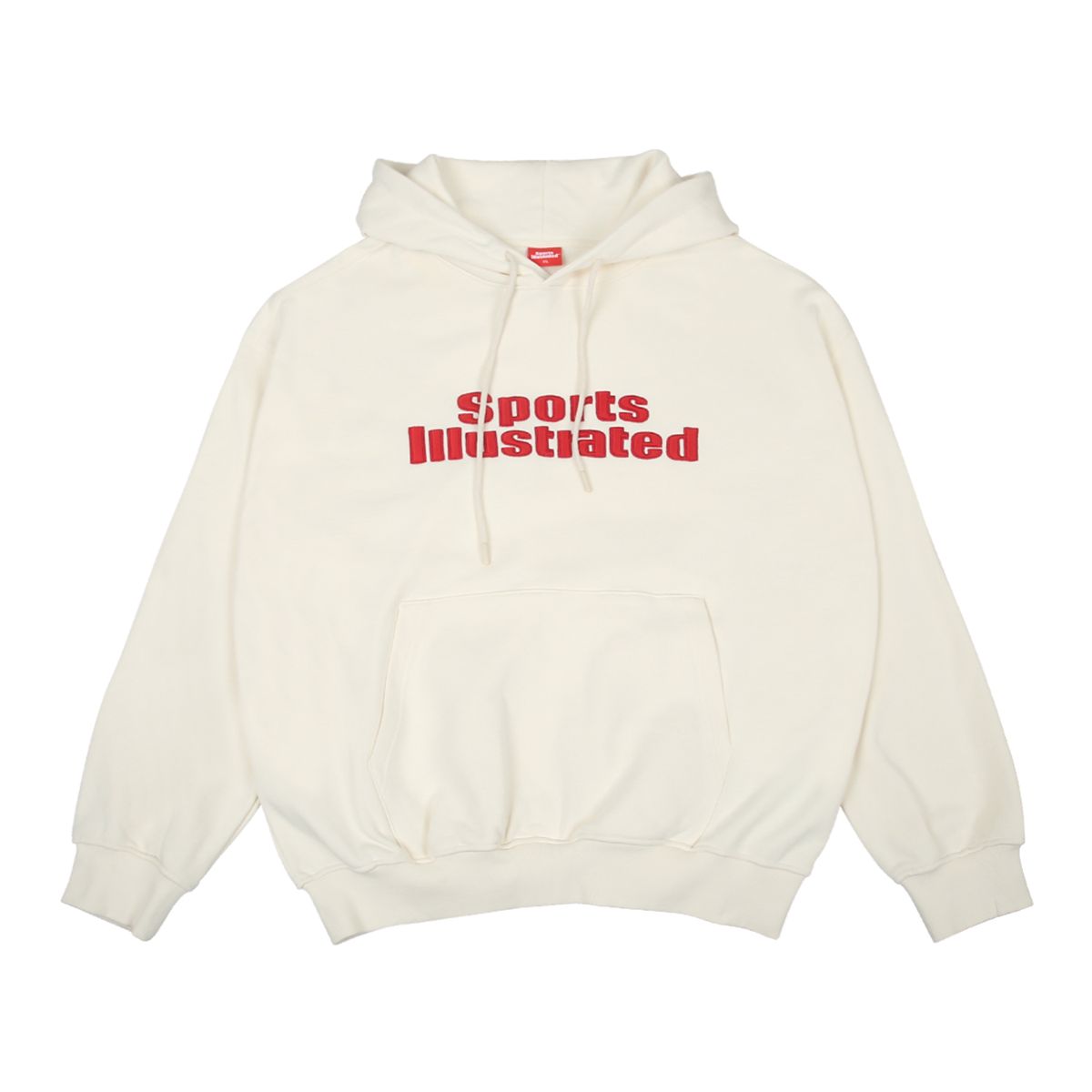 스포츠 일러스트레이티드(SPORTS ILLUSTRATED) BASKETBALL STACKED LOGO HOODIE SHIRT (IVORY)
