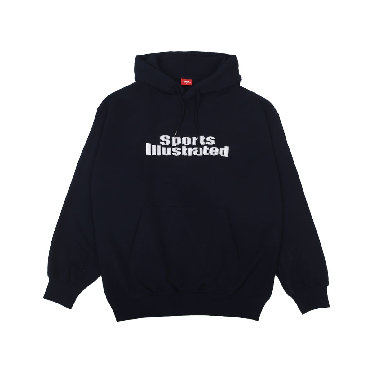스포츠 일러스트레이티드(SPORTS ILLUSTRATED) BASKETBALL STACKED LOGO HOODIE SHIRT (DARK NAVY)