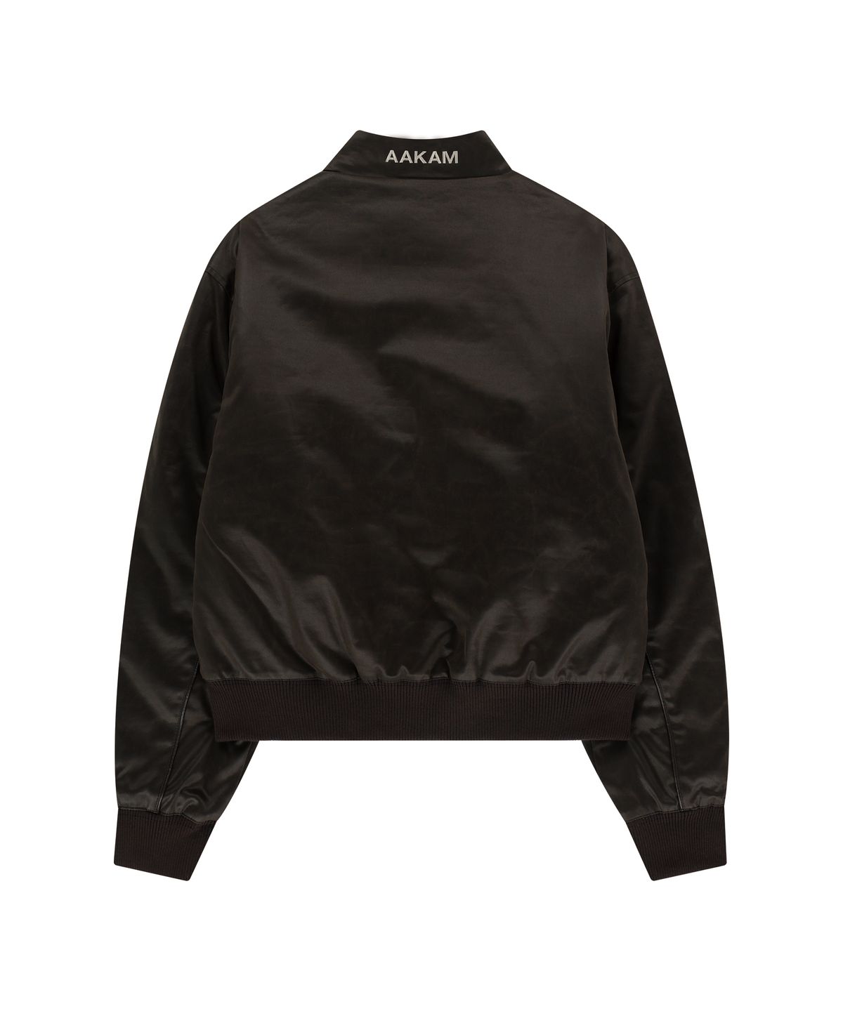 아캄(AAKAM) Piping Leather Blouson (Brown)