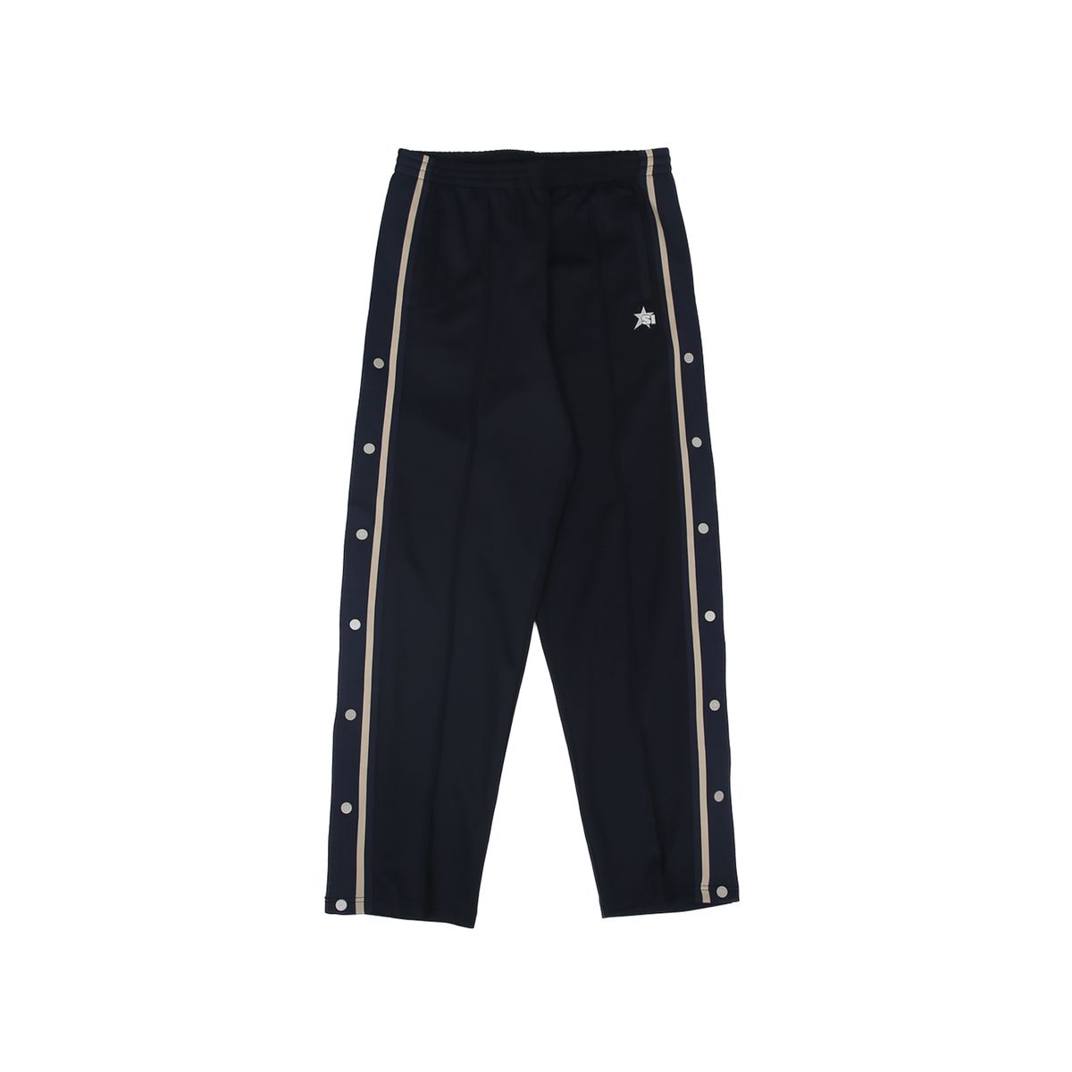 스포츠 일러스트레이티드(SPORTS ILLUSTRATED) BASKETBALL SIDE BUTTON TRACK PANTS (NAVY)