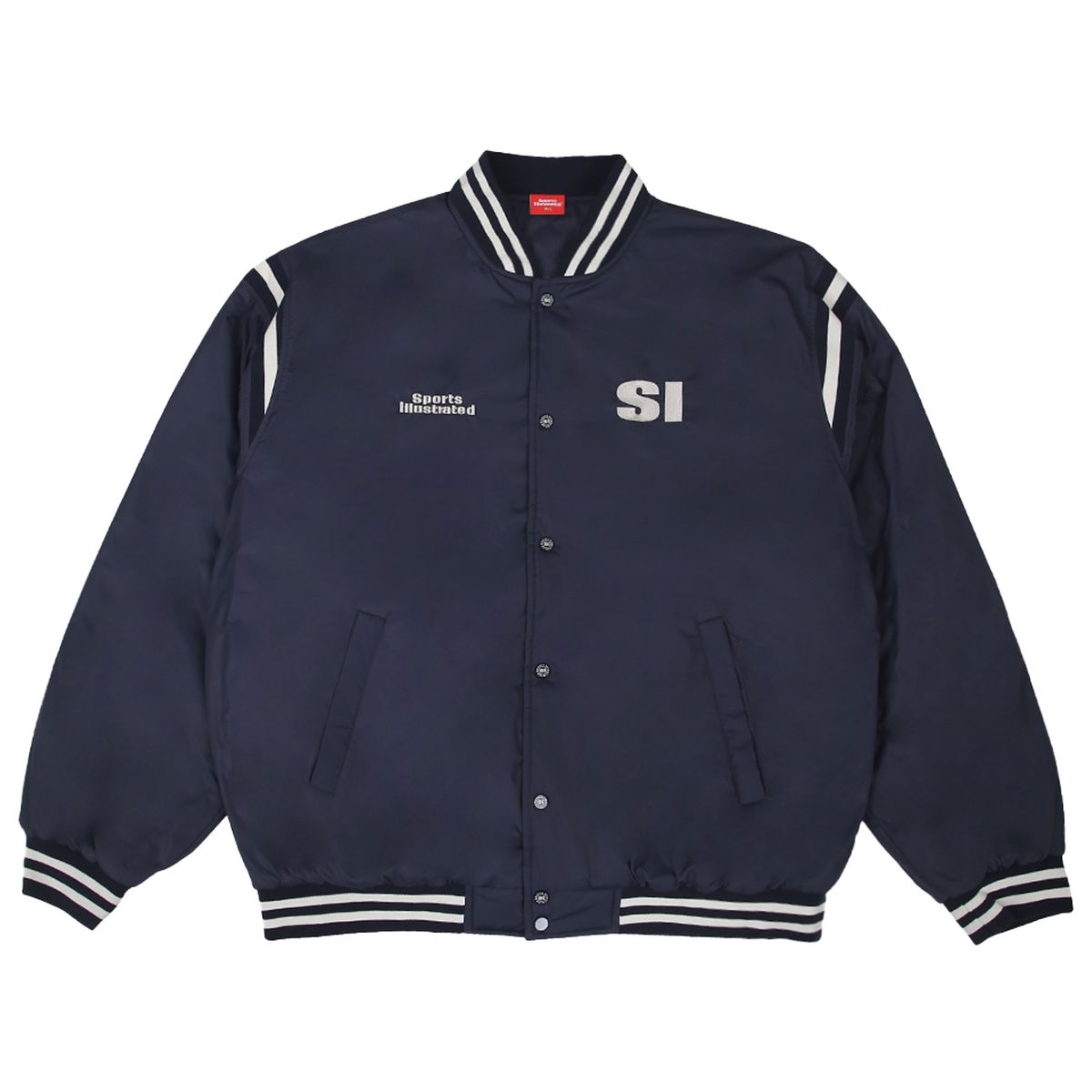 스포츠 일러스트레이티드(SPORTS ILLUSTRATED) BASKETBALL VARSITY JACKET (DARK NAVY)