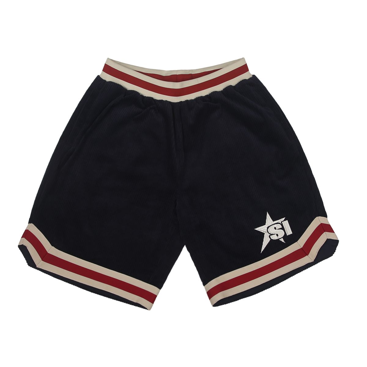 스포츠 일러스트레이티드(SPORTS ILLUSTRATED) BASKETBALL CORDUROY HALF PANTS (DARK NAVY)