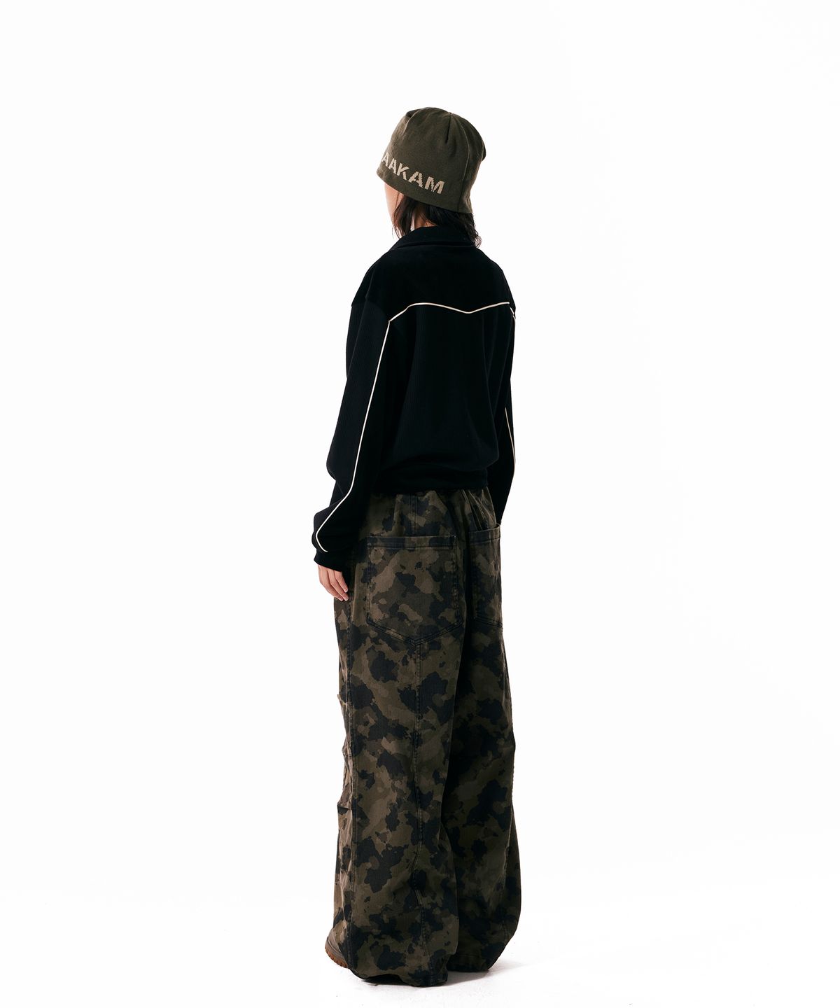 아캄(AAKAM) Western Piping Track Jacket (Black)