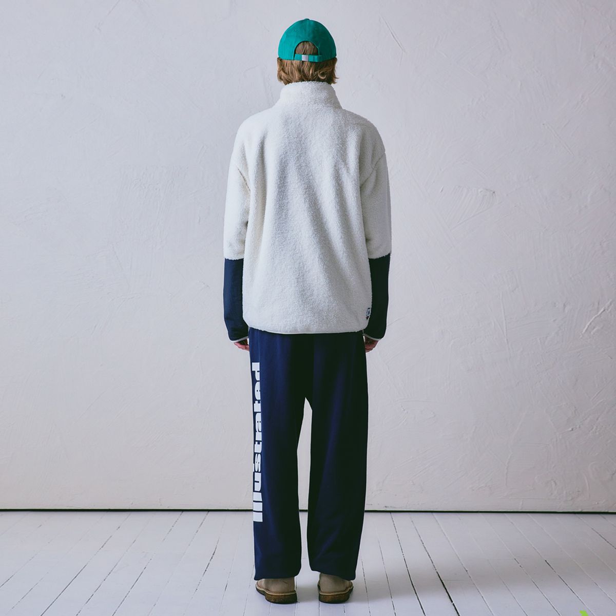 스포츠 일러스트레이티드(SPORTS ILLUSTRATED) BASKETBALL OUTDOOR FLEECE JACKET (IVORY)