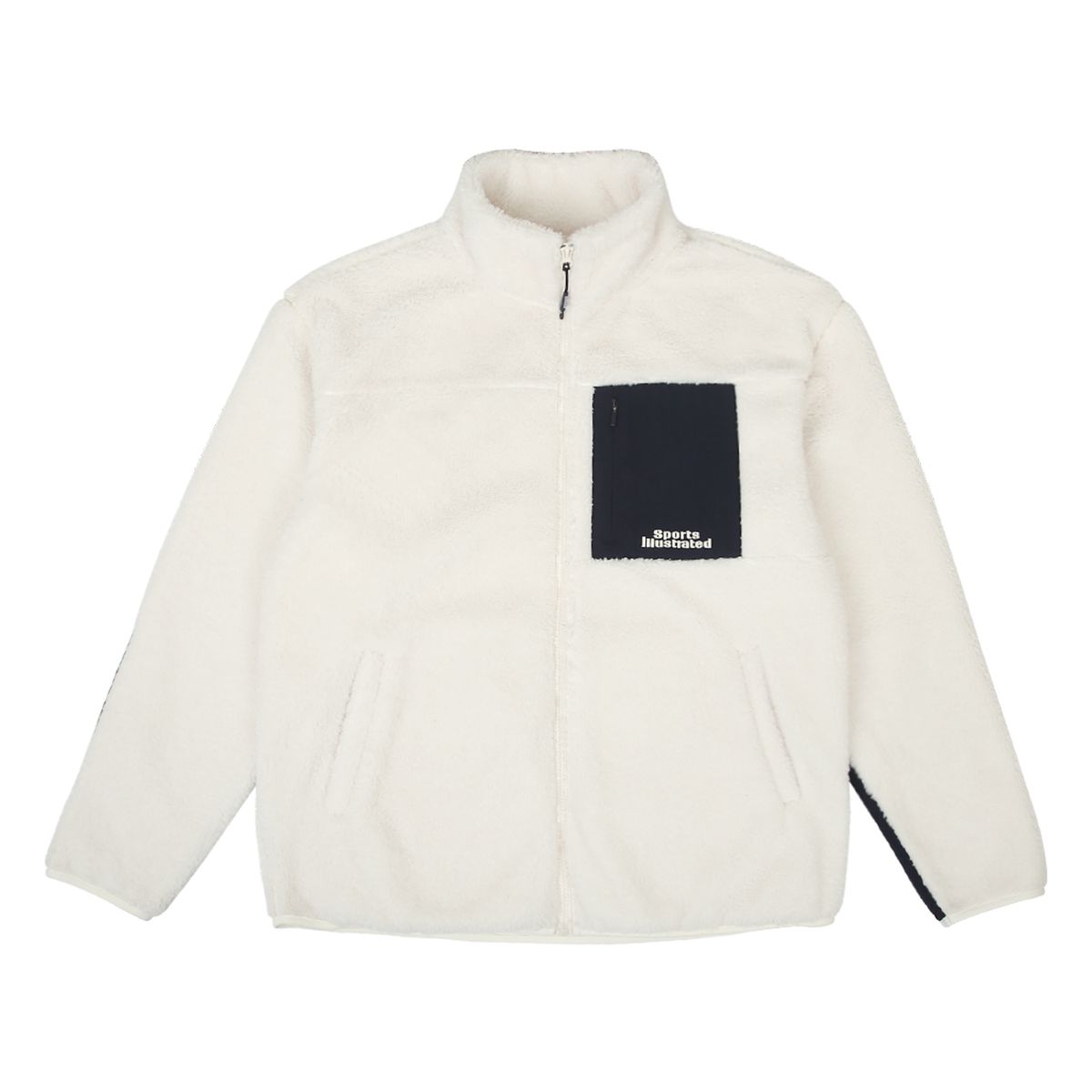 스포츠 일러스트레이티드(SPORTS ILLUSTRATED) BASKETBALL OUTDOOR FLEECE JACKET (IVORY)