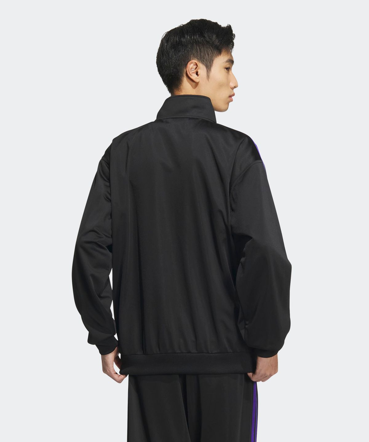 아디다스(ADIDAS) BB 트랙탑 - 블랙:퍼플 / IZ4923