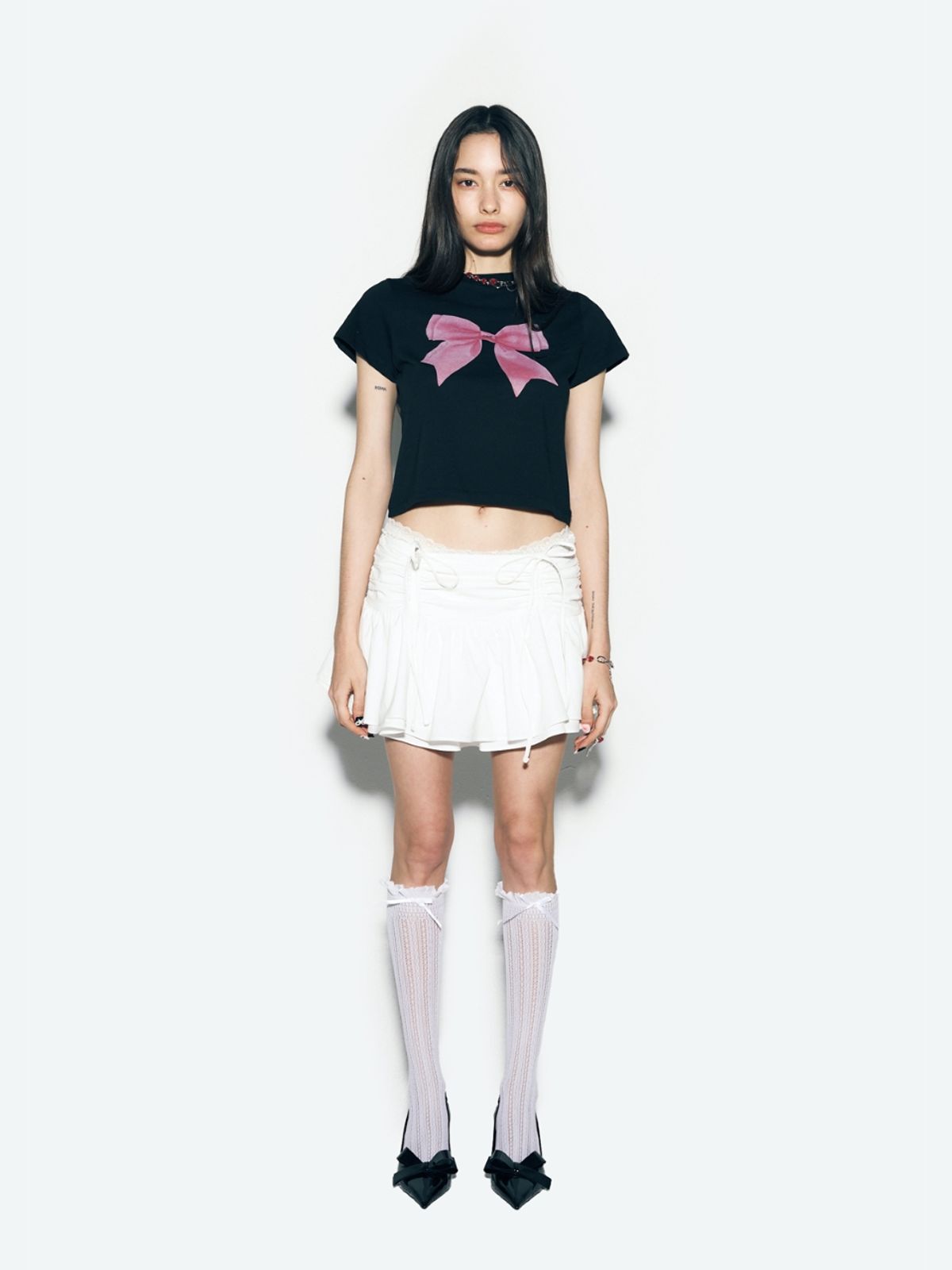 에즈이프 캘리(ASIF CALIE) BIG RIBBON T-SHIRT BLACK - 사이즈 & 후기 | 무신사