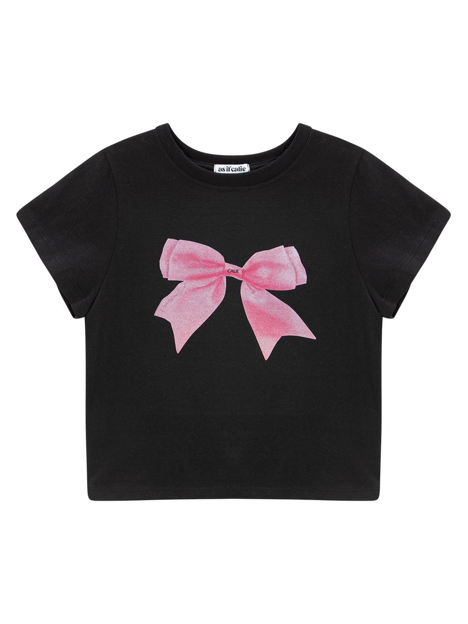 ●AS IF CALIE●BIG RIBBON T-SHIRT Tシャツ ビッグリボン MUSINSA | ASIF CALIE BIG RIBBON T-SHIRT BLACK