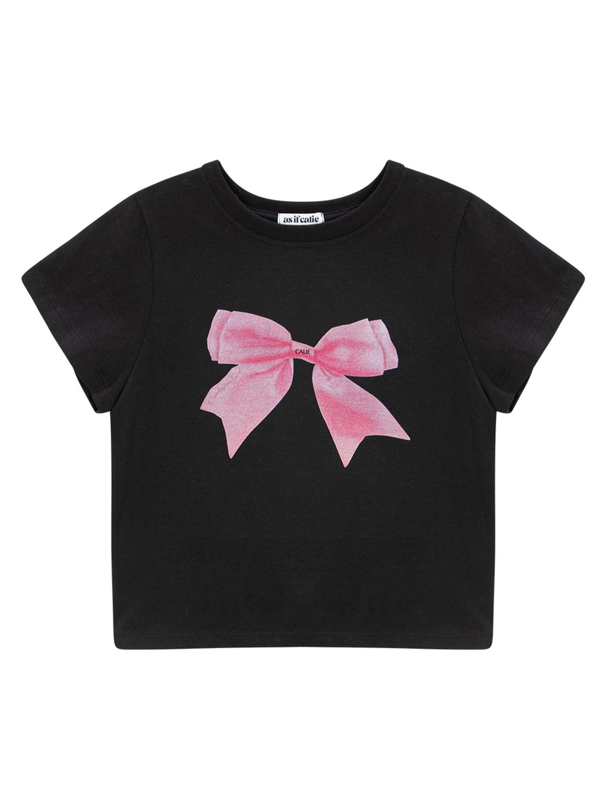 에즈이프 캘리(ASIF CALIE) BIG RIBBON T-SHIRT BLACK - 사이즈 & 후기 | 무신사