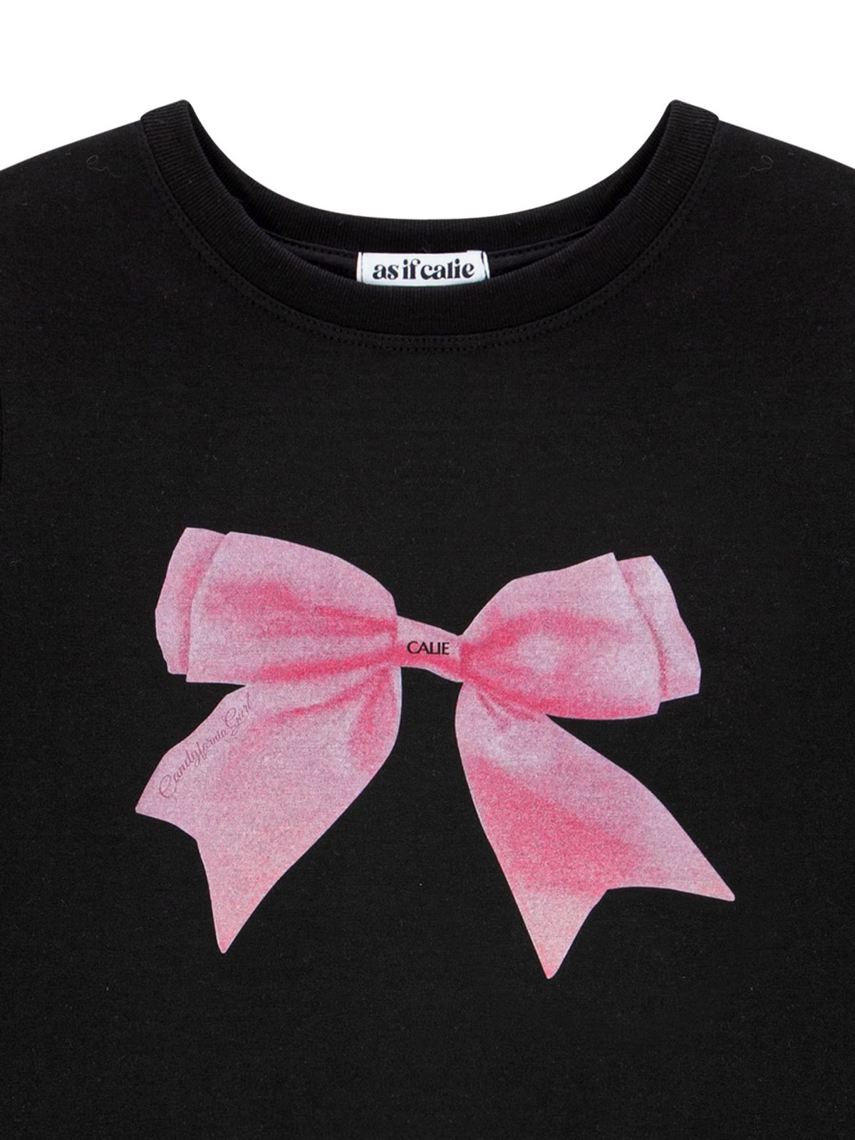 에즈이프 캘리(ASIF CALIE) BIG RIBBON T-SHIRT BLACK - 사이즈 & 후기 | 무신사