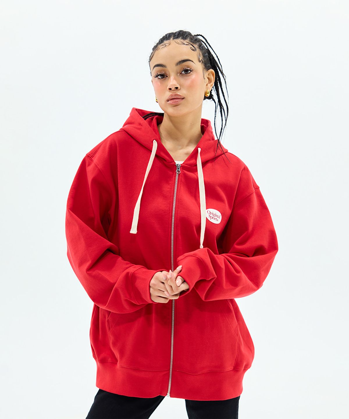 프로-스펙스(PRO-SPECS) CLASSIC ZIP UP HOODIE REDE