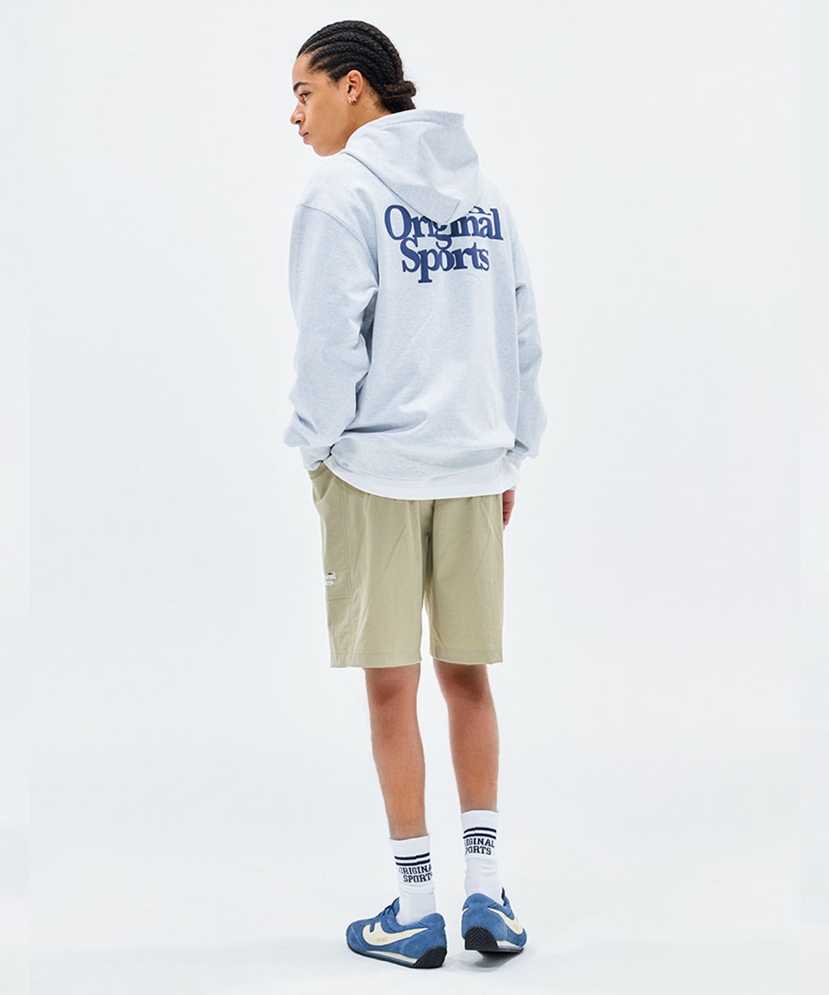 프로-스펙스(PRO-SPECS) CLASSIC ZIP UP HOODIE LTGY