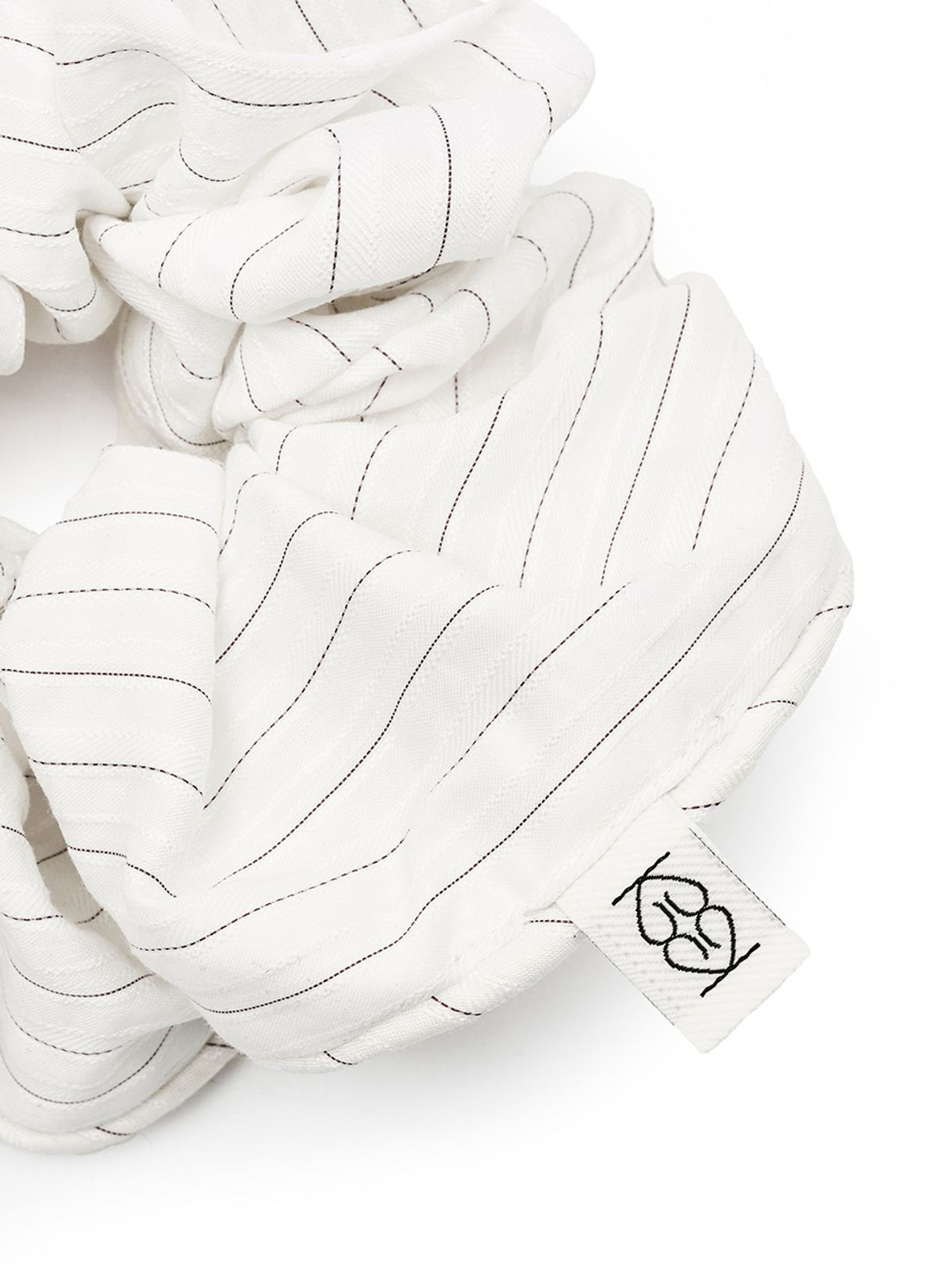기준(KIJUN) EMMA Scrunch White Stripe