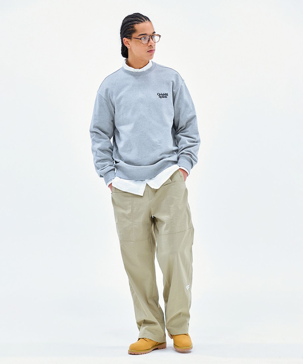 프로-스펙스(PRO-SPECS) WOVEN LONG PANTS BEIG