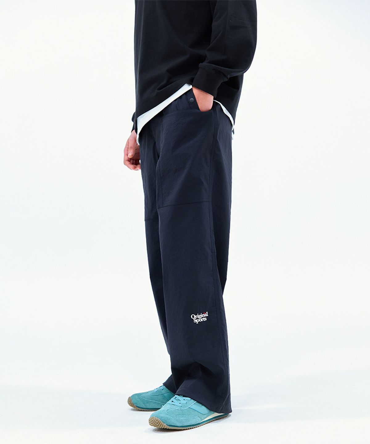 프로-스펙스(PRO-SPECS) WOVEN LONG PANTS BLAK