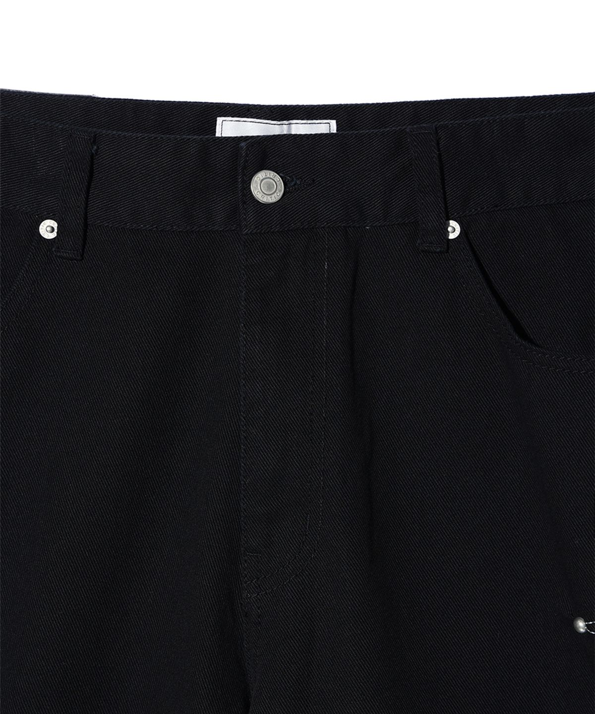 크리틱(CRITIC) GOTHIC TWILL BERMUDA PANTS BLACK