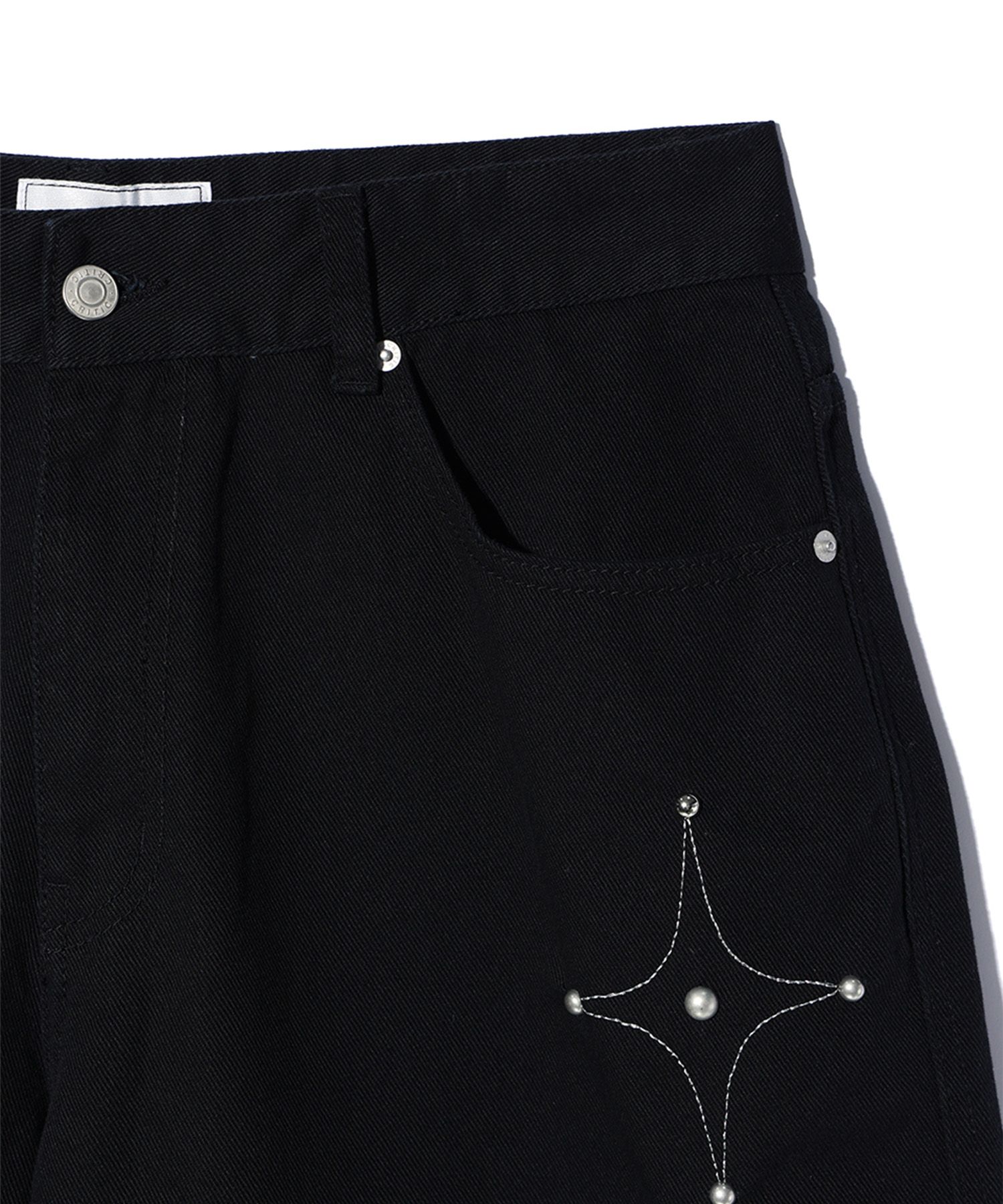 【CRITIC】GOTHIC TWILL BERMUDA PANTS MUSINSA | CRITIC GOTHIC TWILL BERMUDA PANTS BLACK