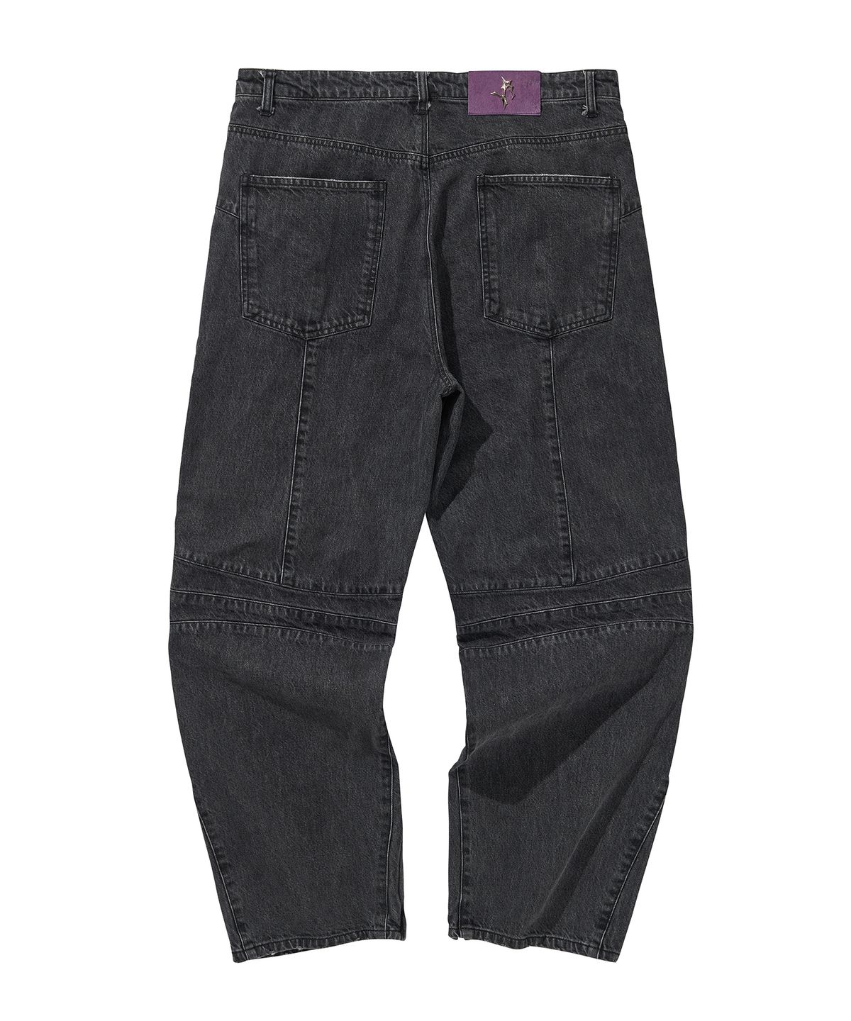 리베레(LIBERE) DENIM BIKER BAGGY PANTS / BLACK