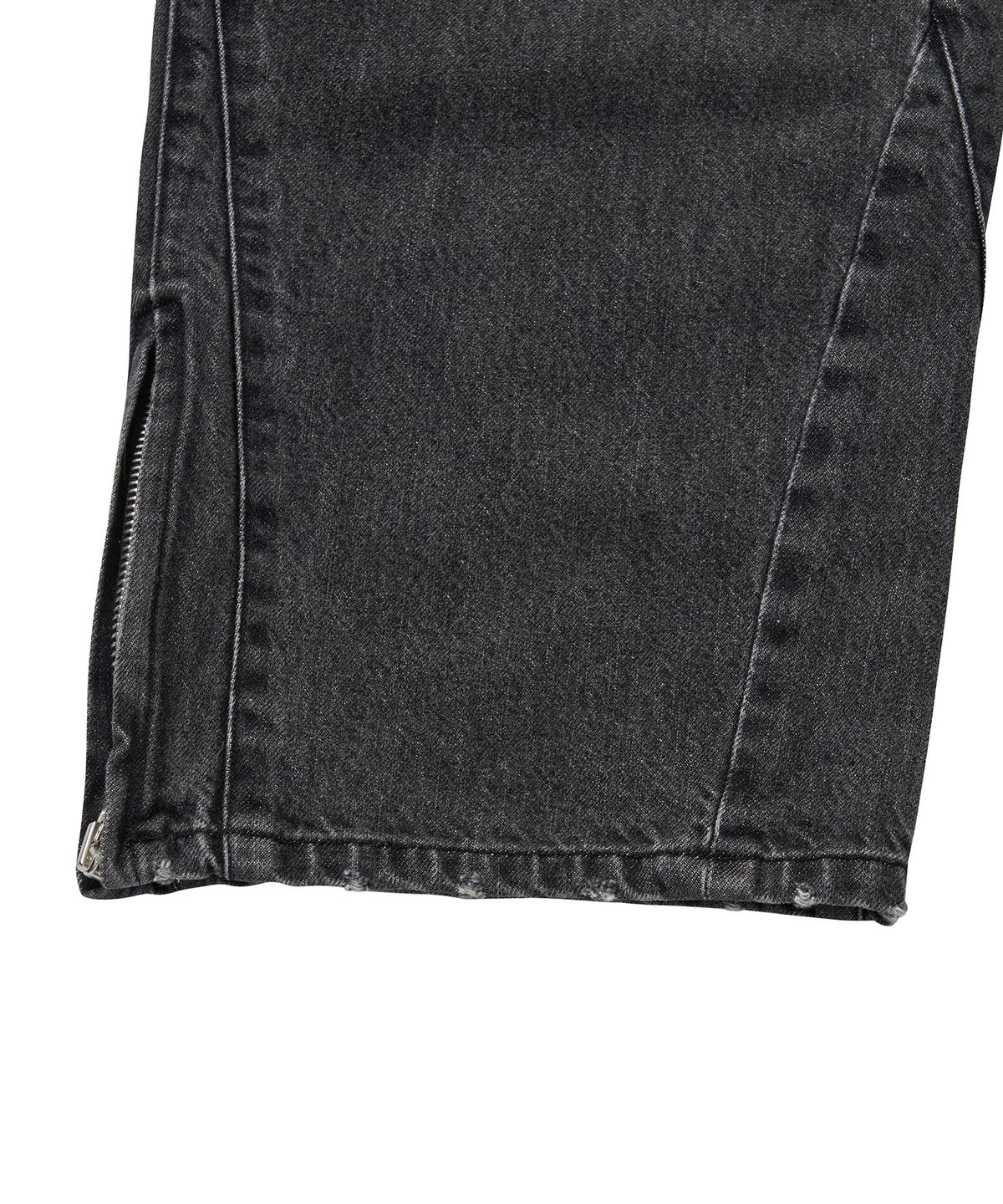 리베레(LIBERE) DENIM BIKER BAGGY PANTS / BLACK