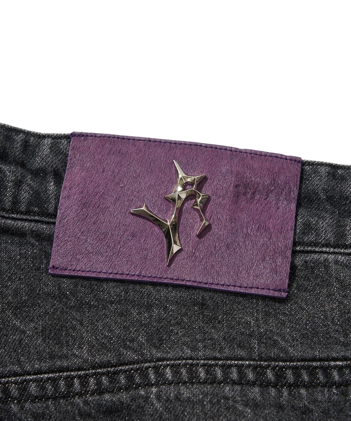 리베레(LIBERE) DENIM BIKER BAGGY PANTS / BLACK