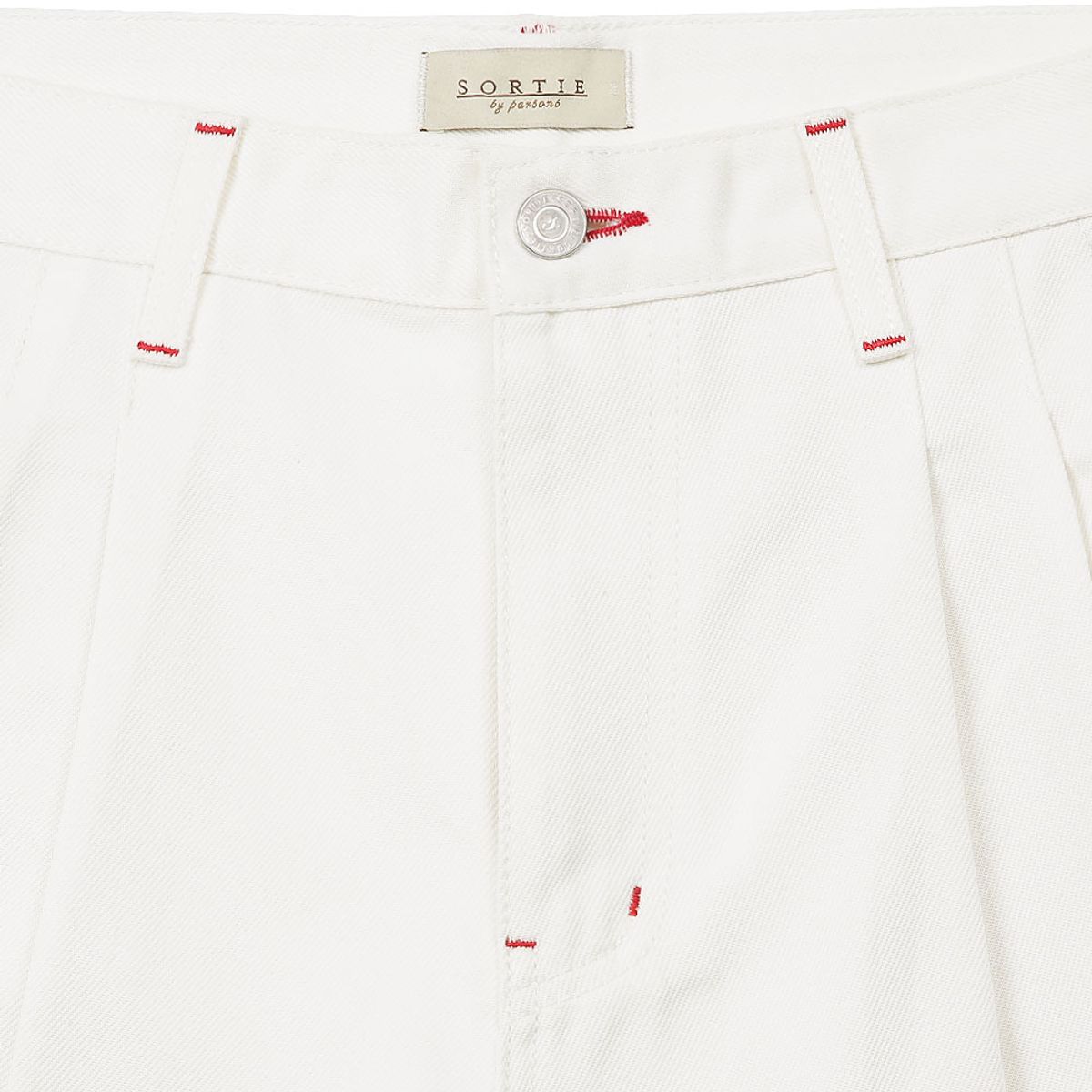 솔티(SORTIE) 560 Wide Denim Trousers (White)