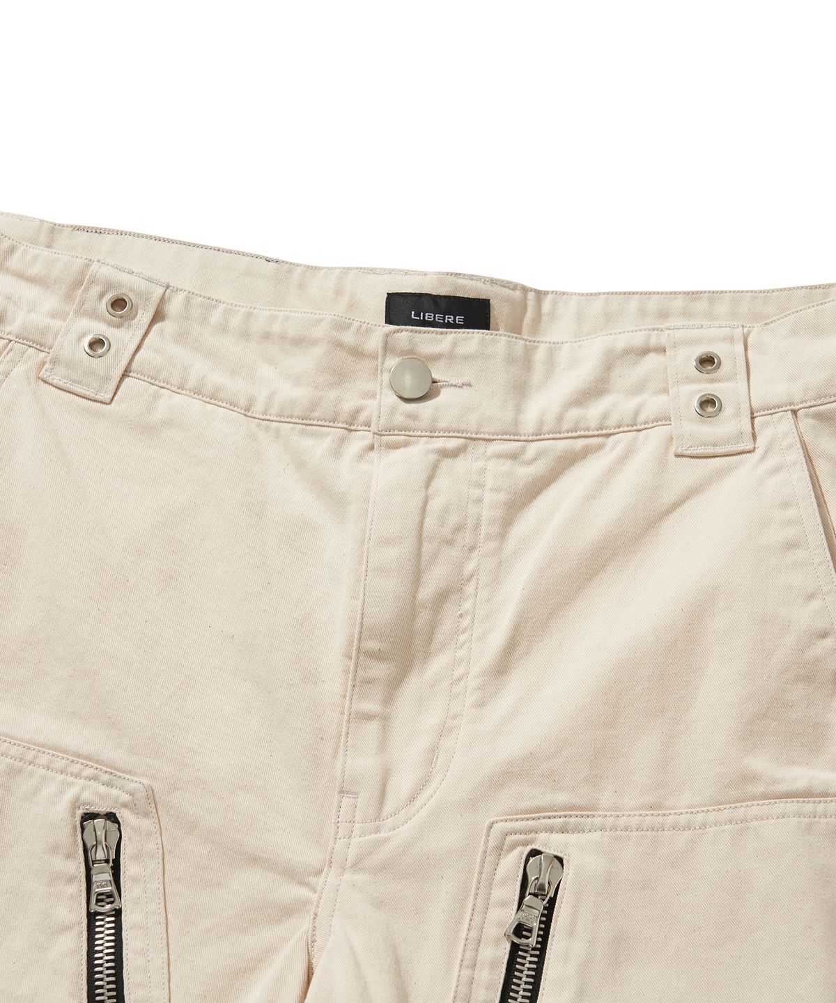 리베레(LIBERE) WIDE SHORTS PANTS / WHITE