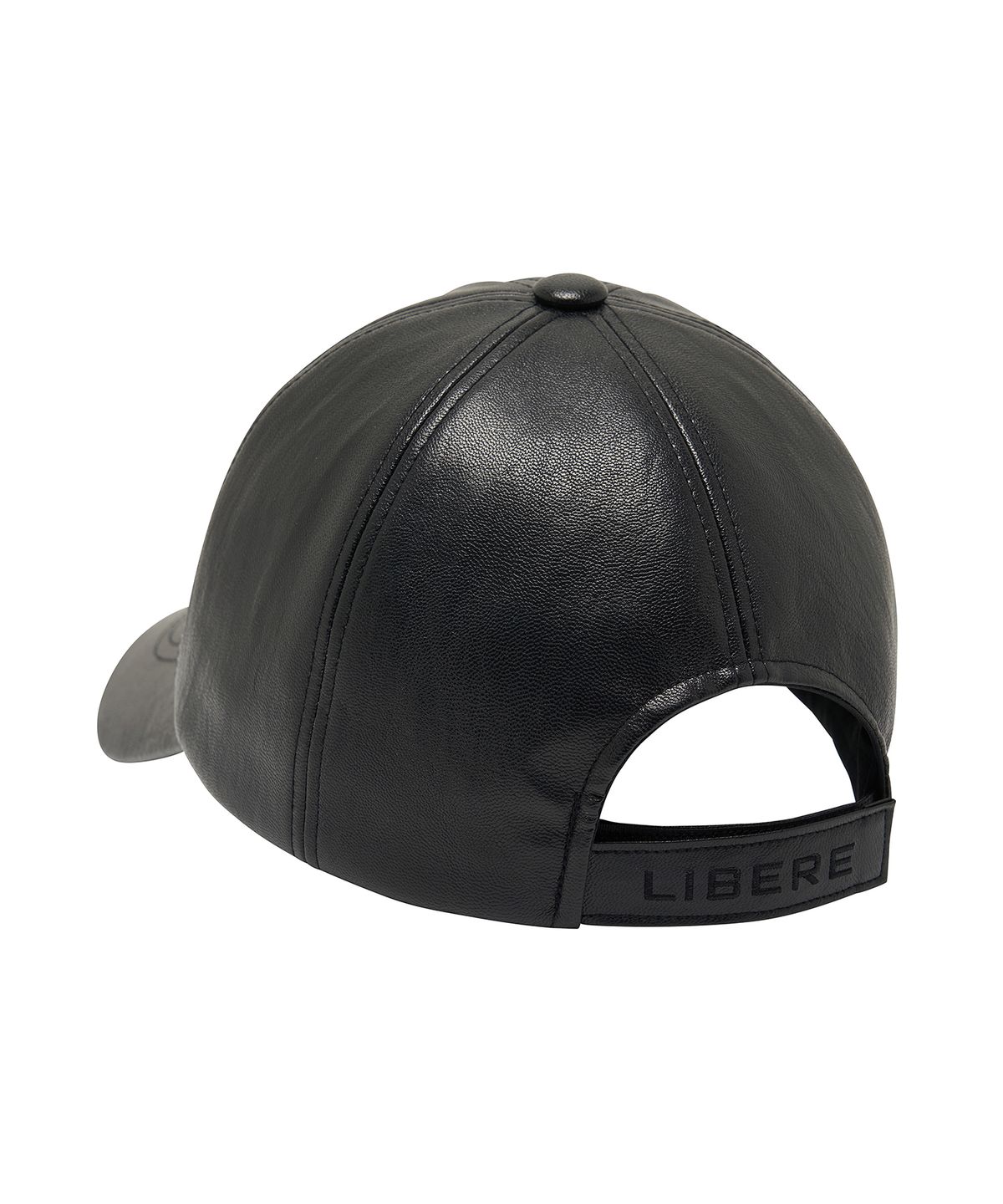 리베레(LIBERE) CLASSIC LEATHER CAP / BLACK