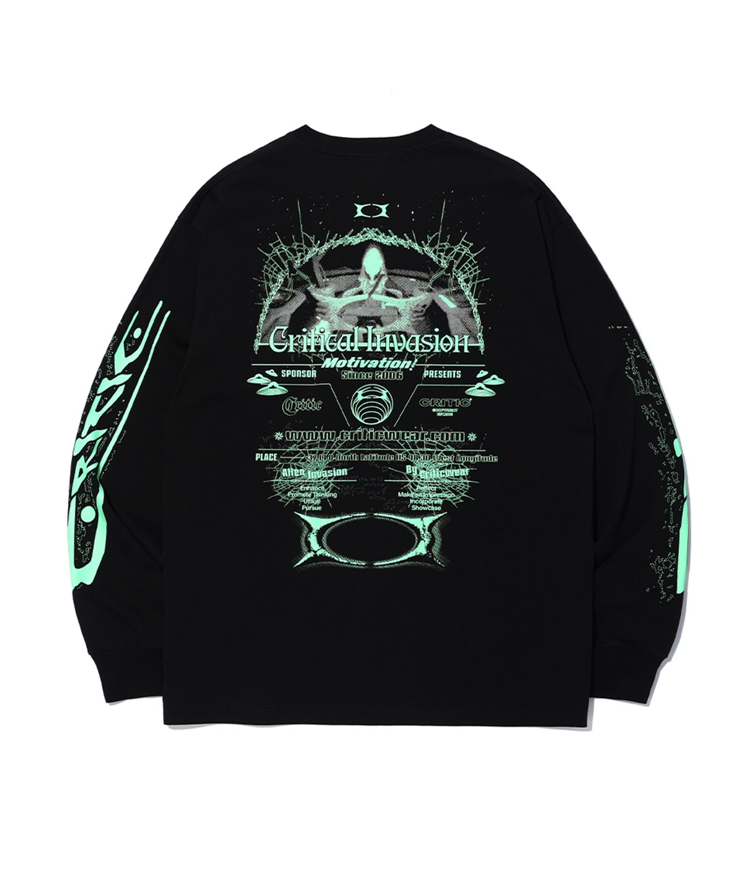 [CRITIC] CRITICAL INVASION LONG SLEEVE T-SHIRT /追跡付 MUSINSA | CRITIC CRITICAL INVASION LONG SLEEVE T-SHIRT CREAM