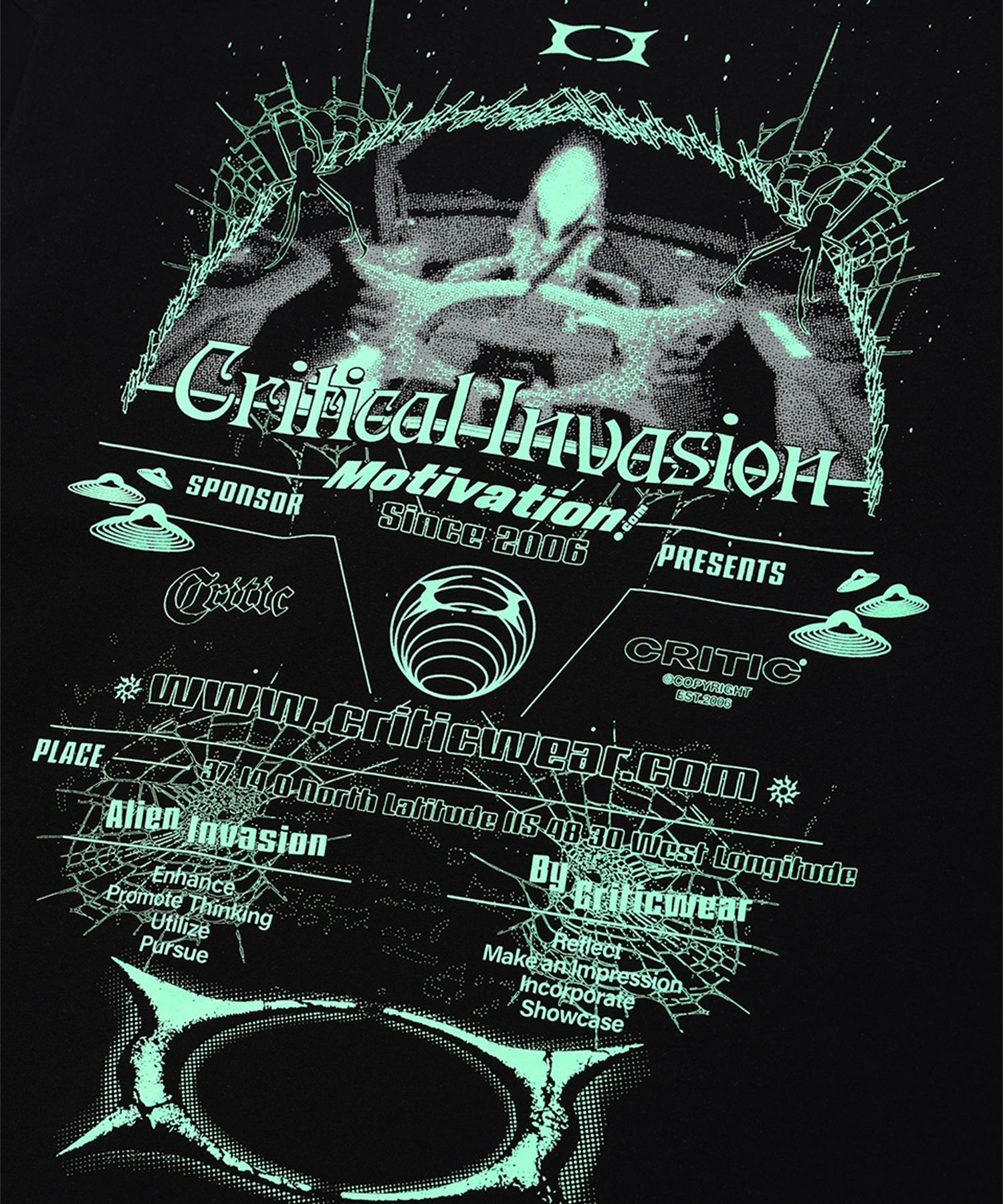 [CRITIC] CRITICAL INVASION LONG SLEEVE T-SHIRT /追跡付 MUSINSA | CRITIC ALEIN INVASION LONG SLEEVE T-SHIRTS BLACK