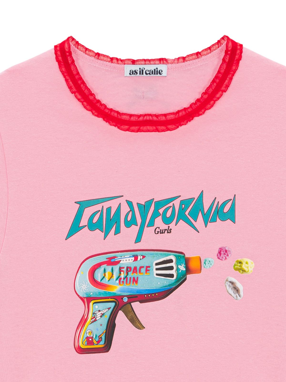 에즈이프 캘리(ASIF CALIE) TOY GUN T-SHIRT PINK