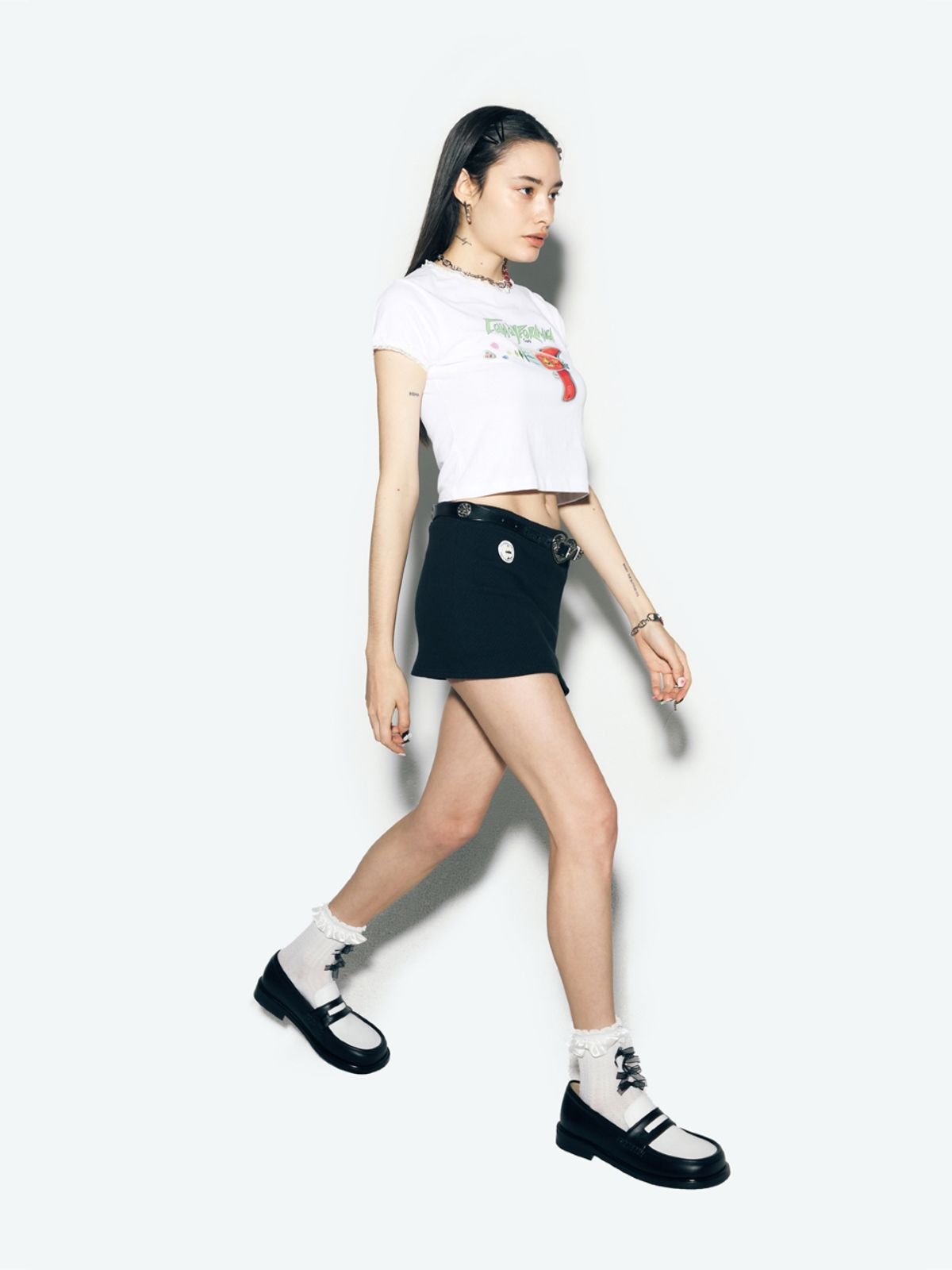 에즈이프 캘리(ASIF CALIE) TOY GUN T-SHIRT WHITE