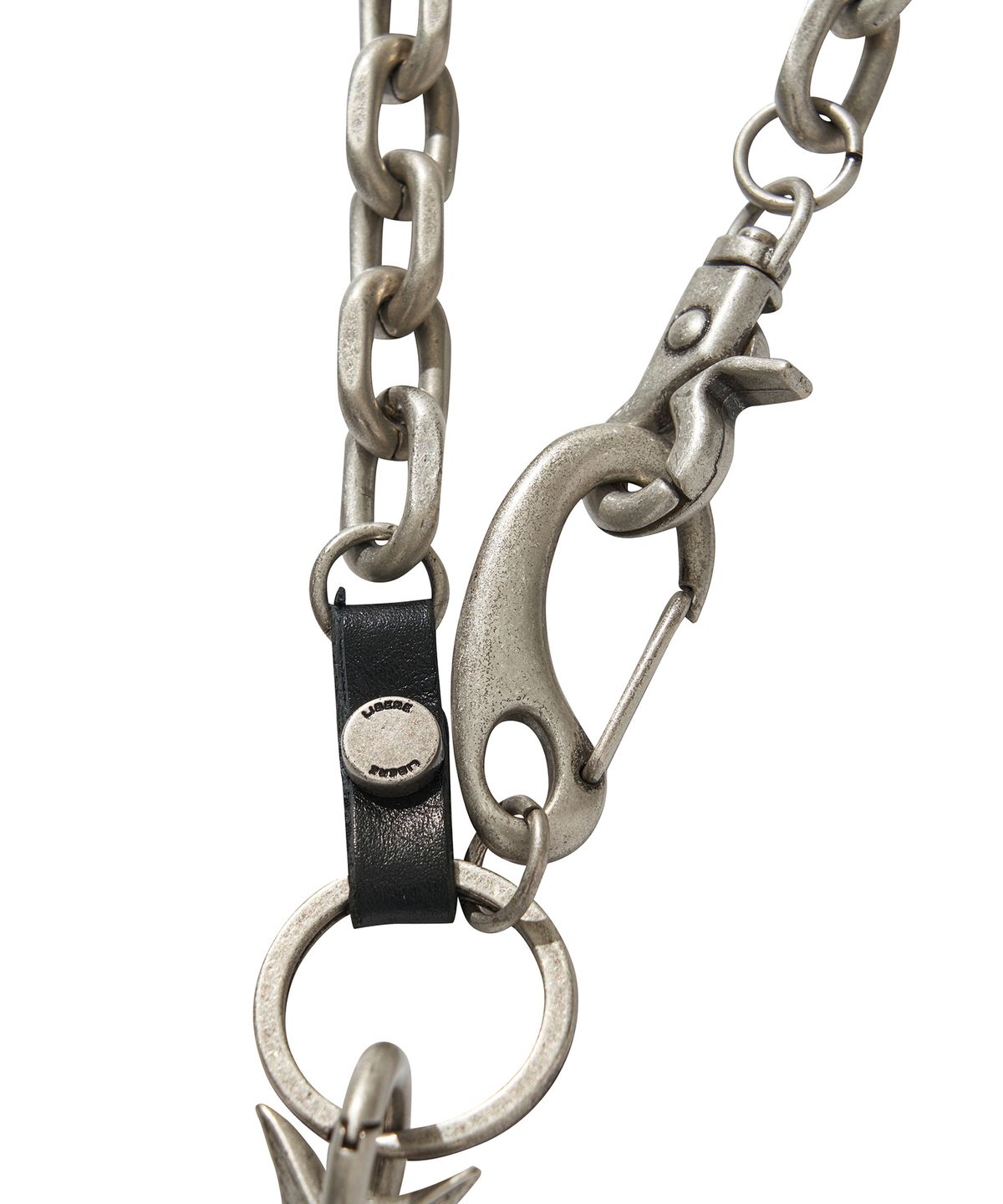 리베레(LIBERE) LOGO CHAIN KEYRING / SILVER
