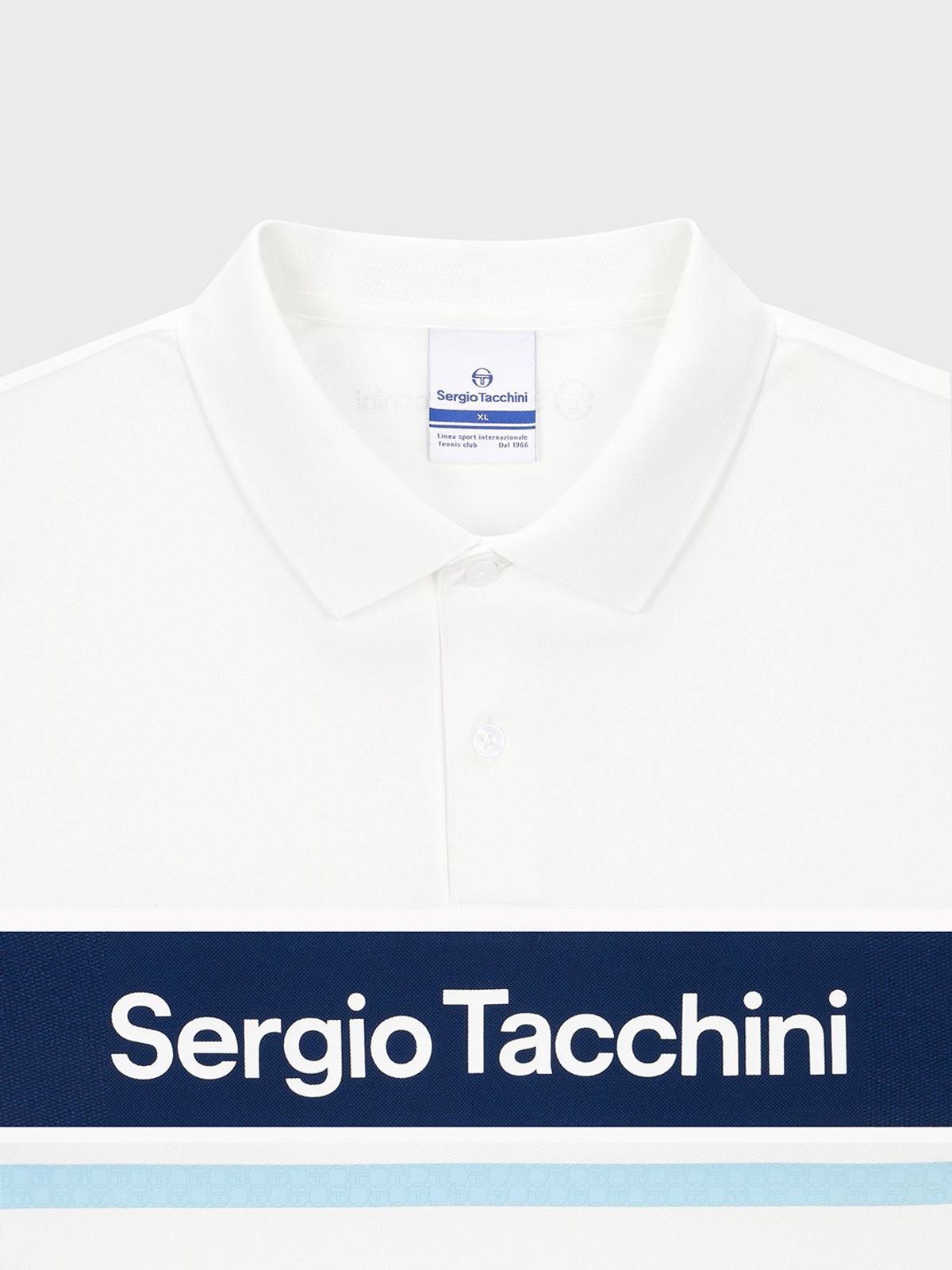세르지오 타키니(SERGIO TACCHINI) M 고트 다마린도 반팔 폴로 셔츠 (White)
