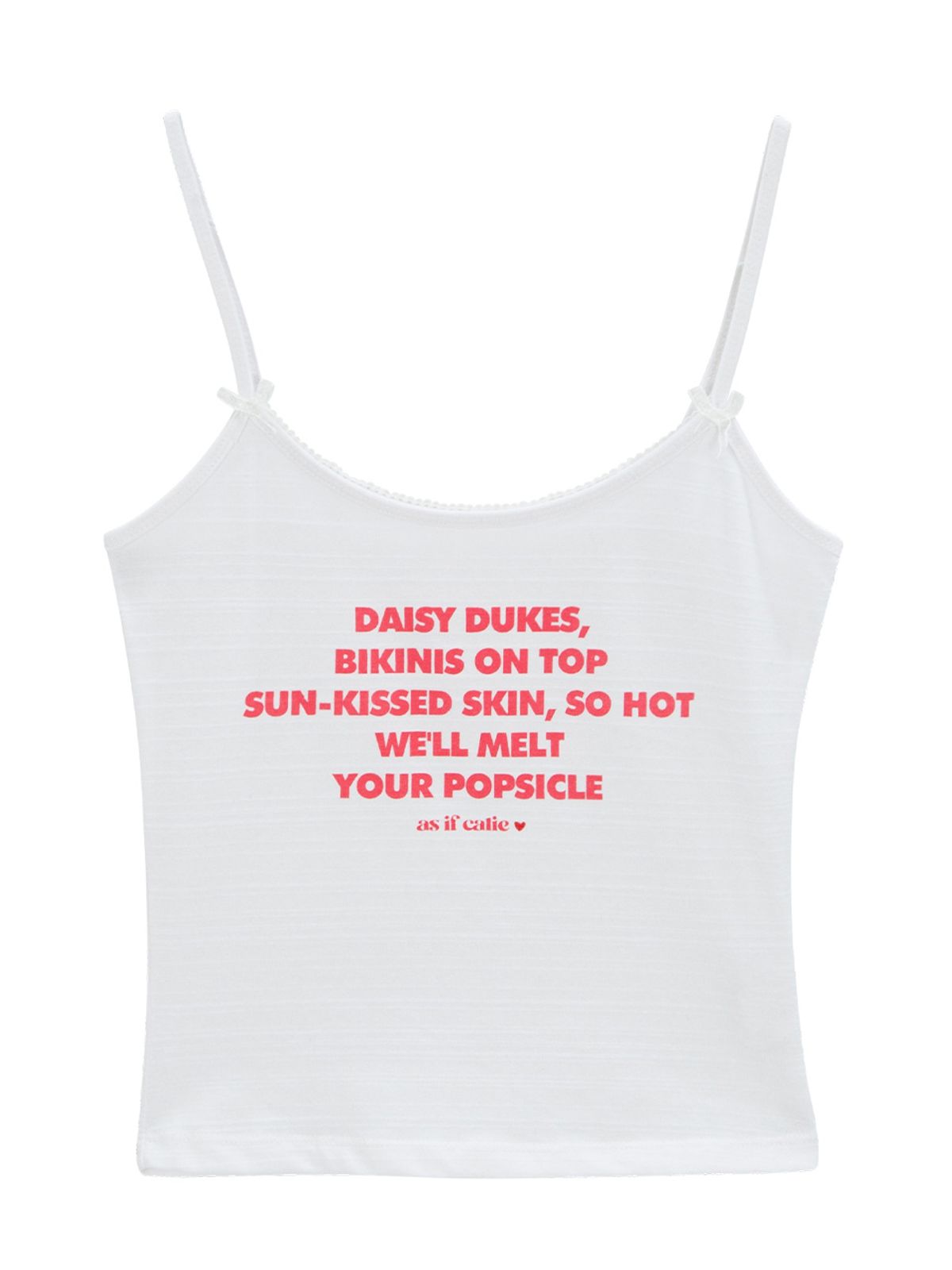 에즈이프 캘리(ASIF CALIE) SUN-KISSED SLEEVELESS WHITE