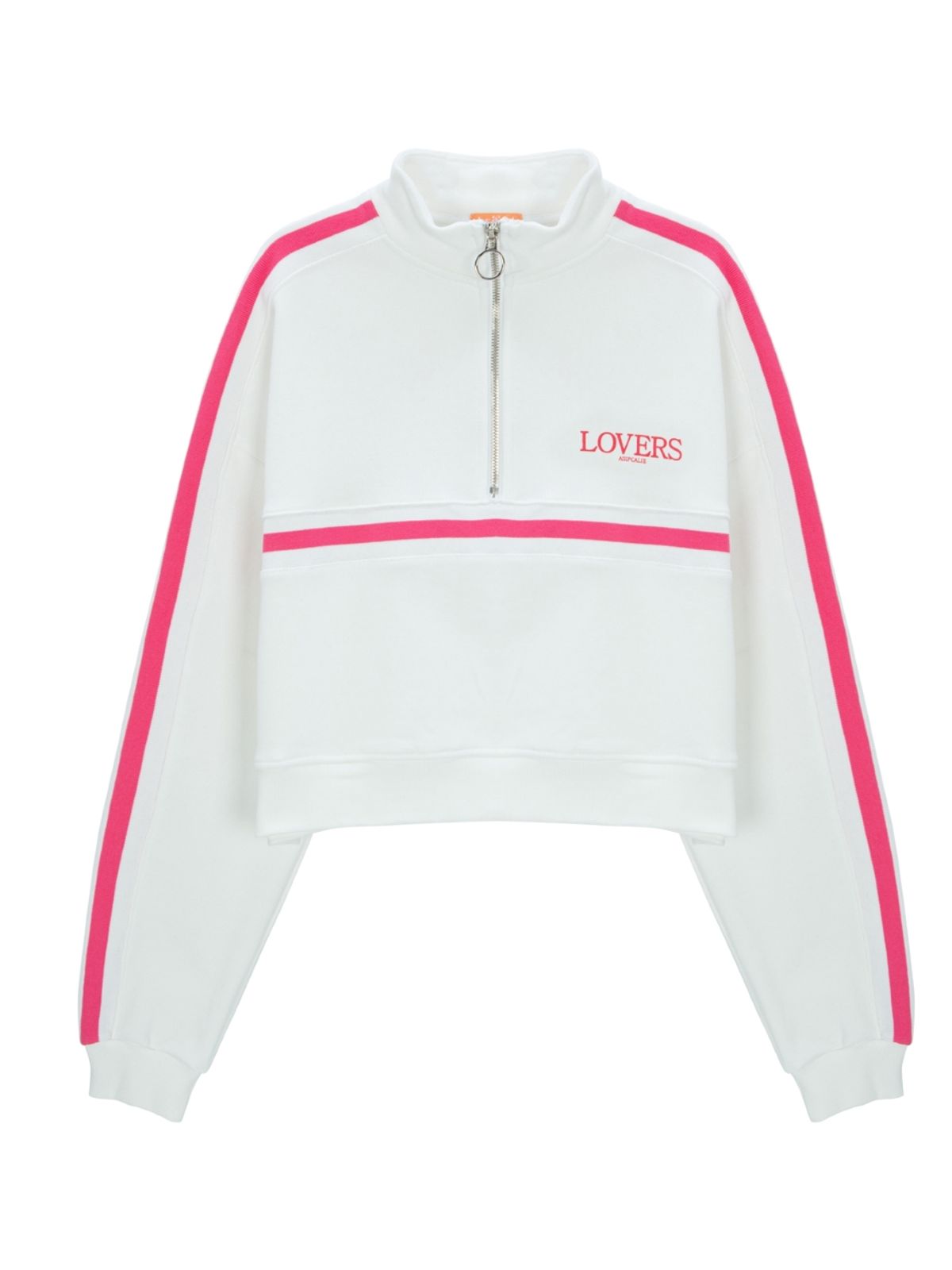에즈이프 캘리(ASIF CALIE) LOVERS HALF ZIPUP IVORY