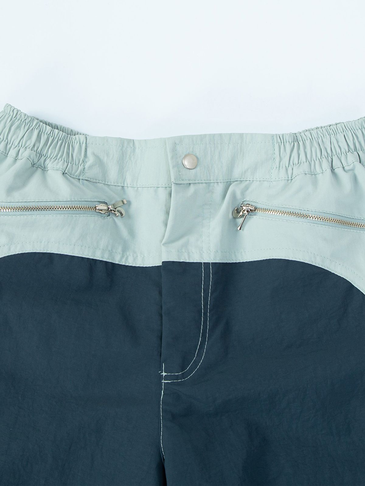 에즈이프 캘리(ASIF CALIE) COLOR BLOCK NYLON TRACK PANTS MINT