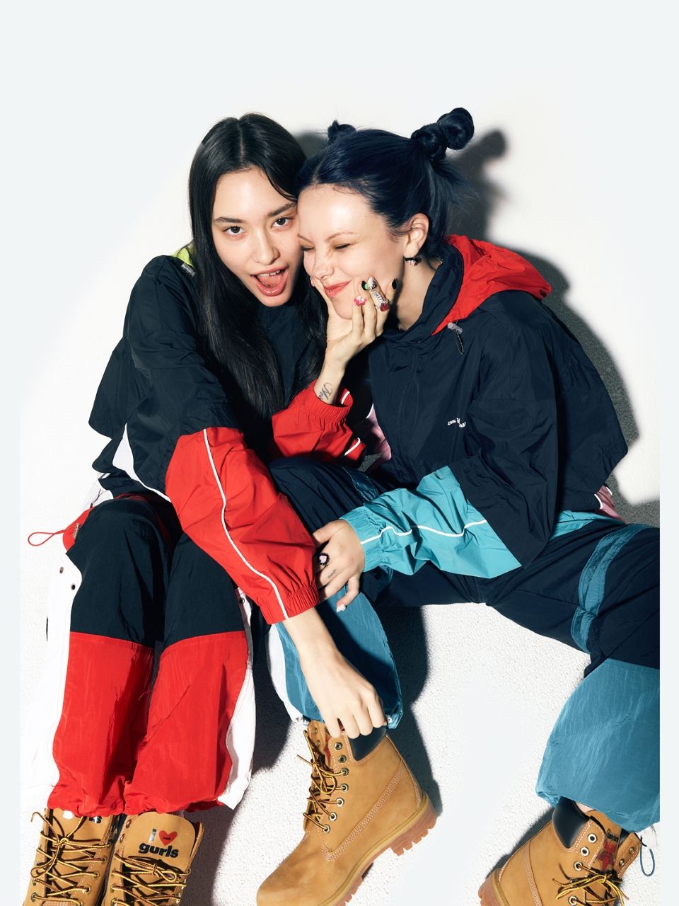 【as if calie】24SS COLOR BLOCK WINDBREAKER California Colorblock Windbreaker – SF Citywear