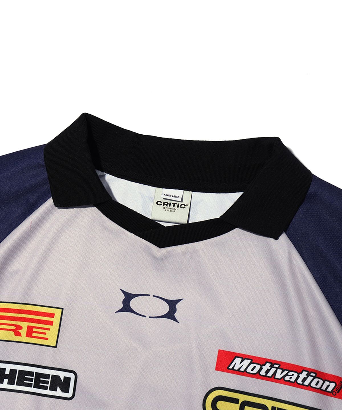 크리틱(CRITIC) NOLJA RACING JERSEY LIGHT GREY