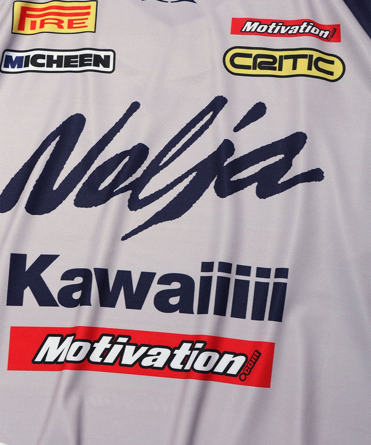 크리틱(CRITIC) NOLJA RACING JERSEY LIGHT GREY