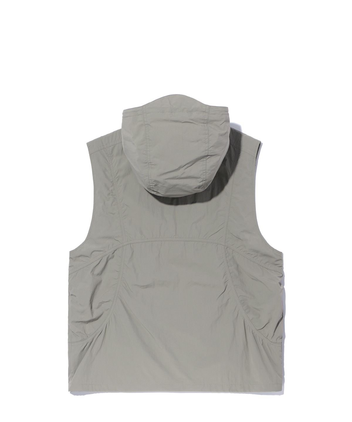 크리틱(CRITIC) GLOSSY HOOD VEST GREY