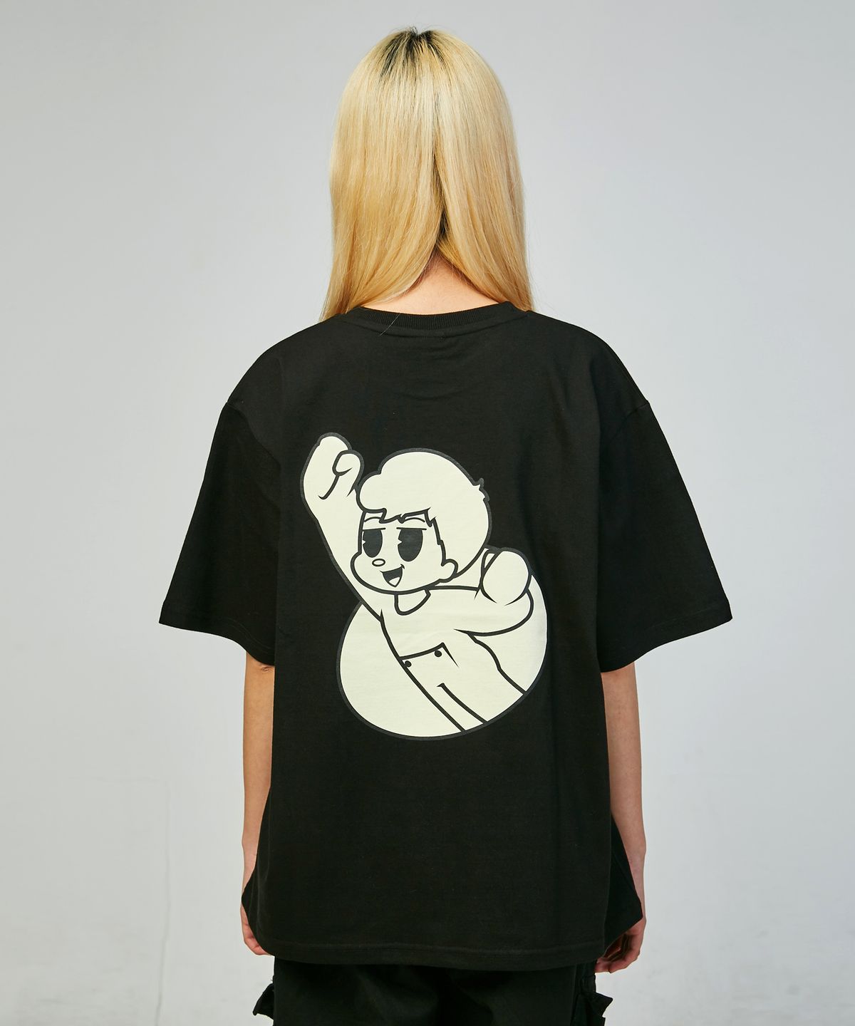 슬리피슬립(SLEEPYSLIP) BEDTIME STORIES BLACK T-SHIRT