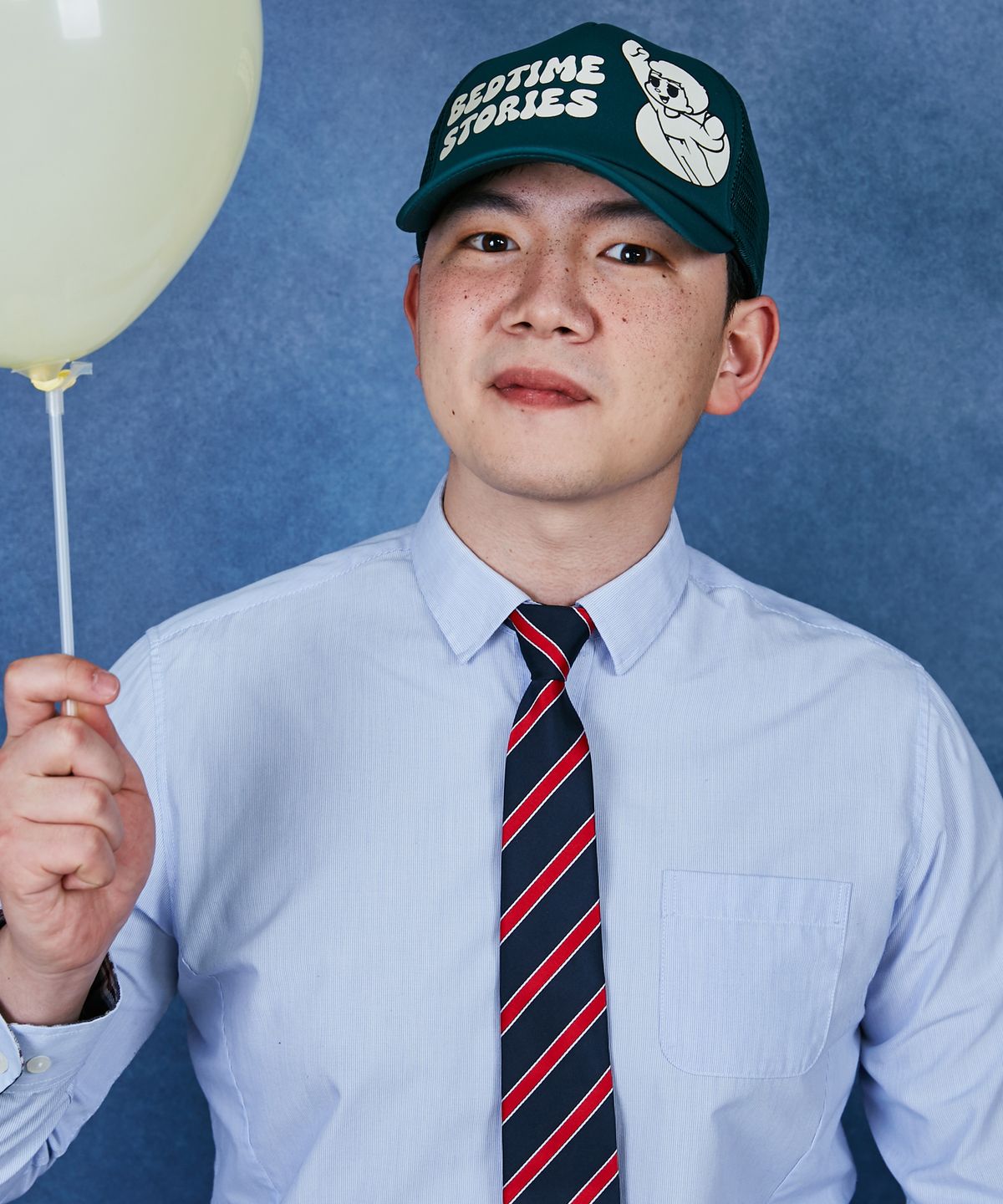 슬리피슬립(SLEEPYSLIP) BEDTIME STORIES GREEN TRUCKER HAT