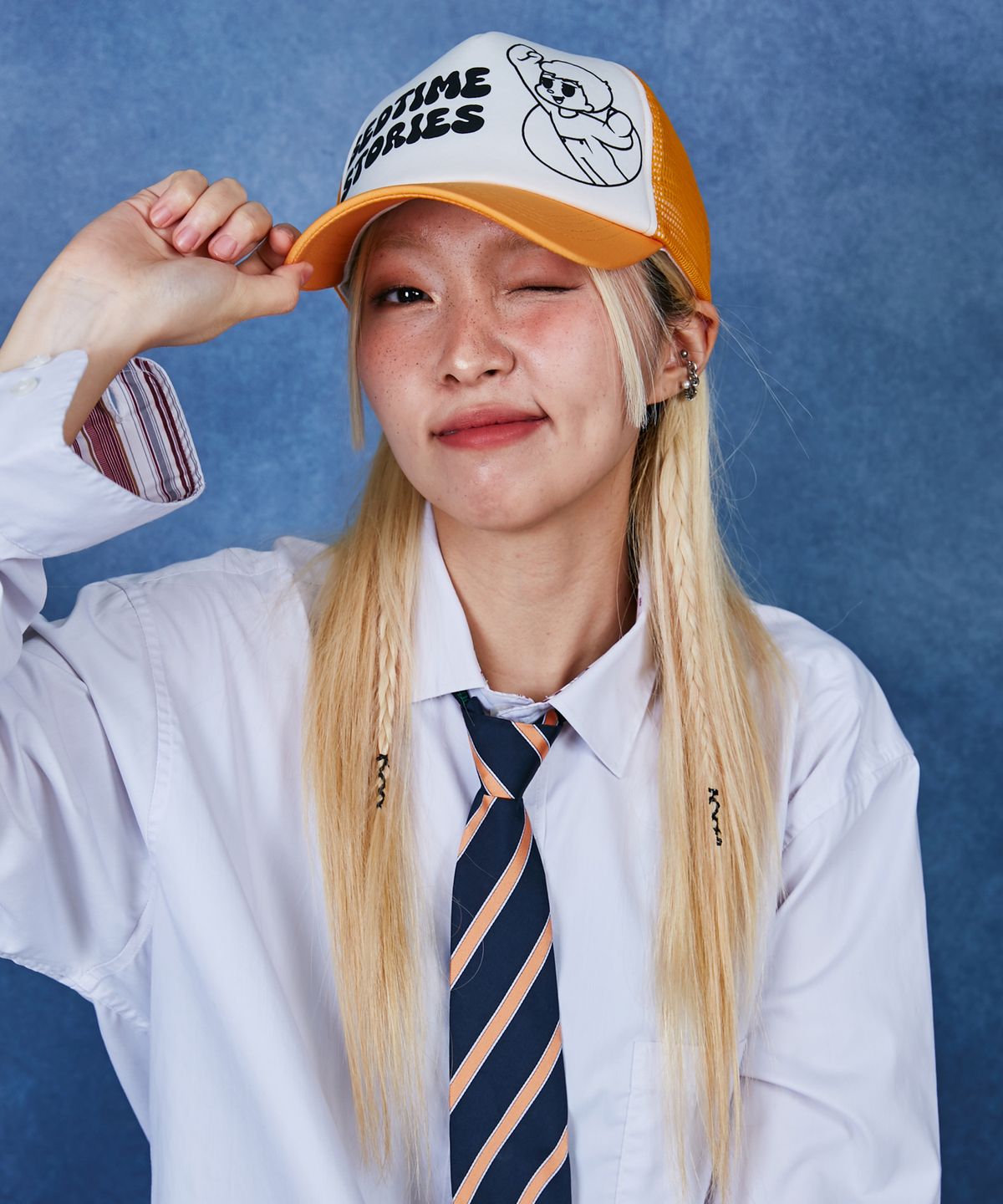 슬리피슬립(SLEEPYSLIP) BEDTIME STORIES YELLOW TRUCKER HAT