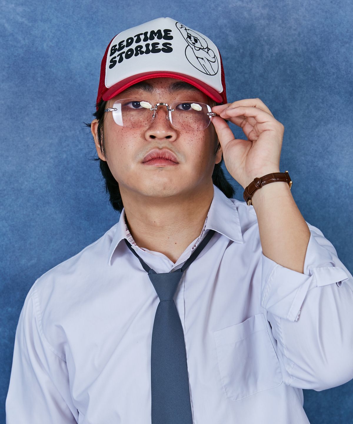 슬리피슬립(SLEEPYSLIP) BEDTIME STORIES RED TRUCKER HAT