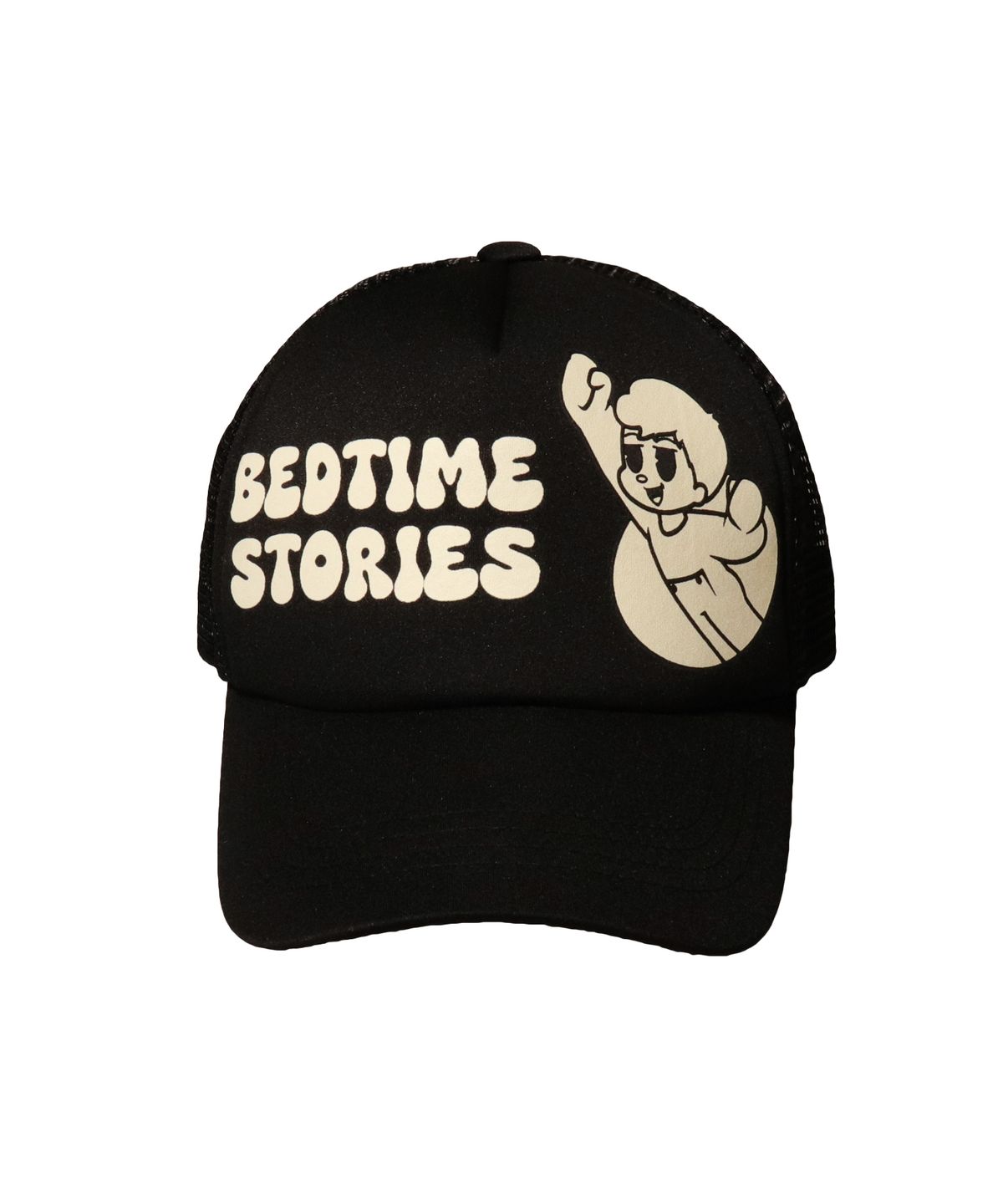 슬리피슬립(SLEEPYSLIP) BEDTIME STORIES BLACK TRUCKER HAT