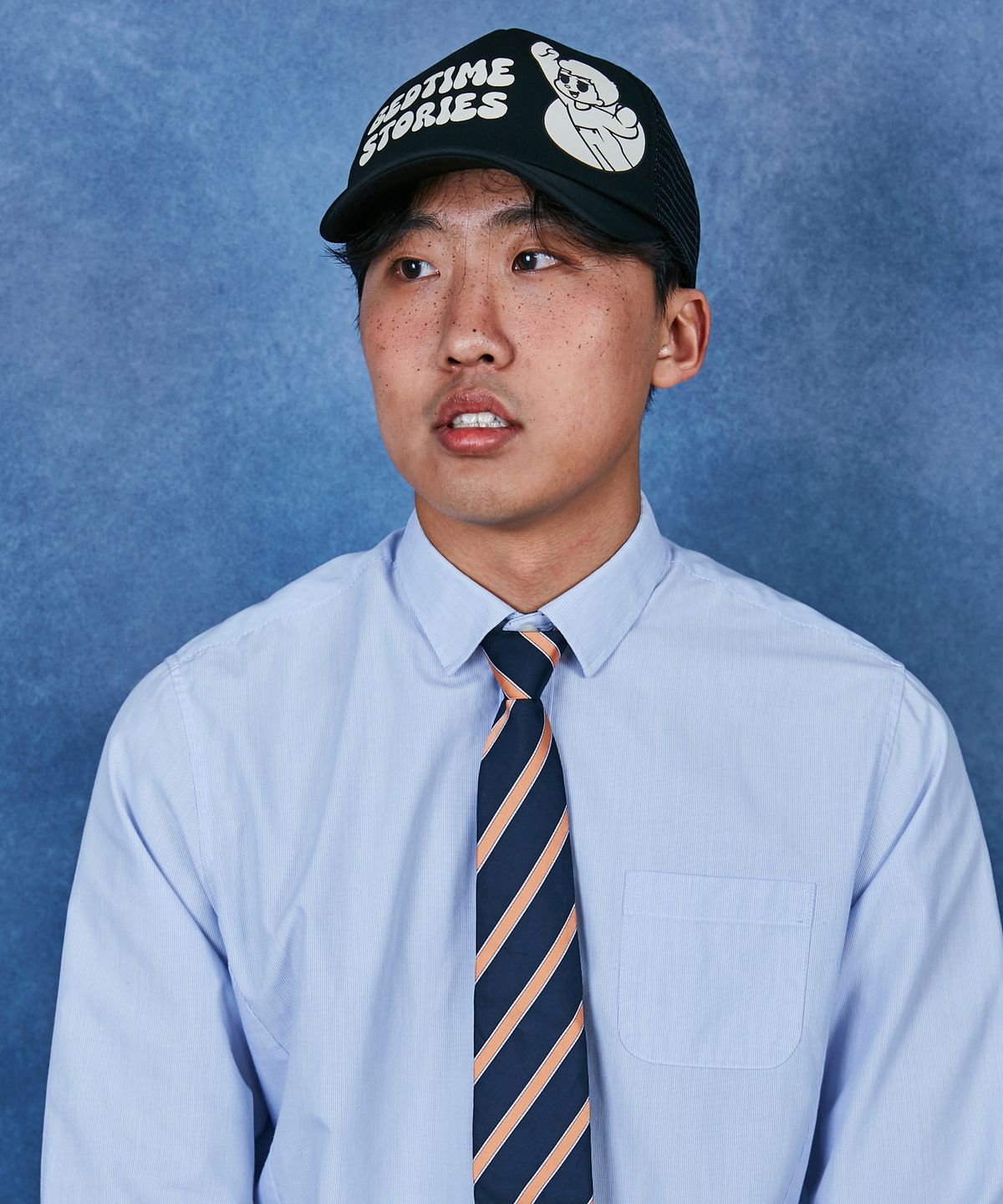슬리피슬립(SLEEPYSLIP) BEDTIME STORIES BLACK TRUCKER HAT