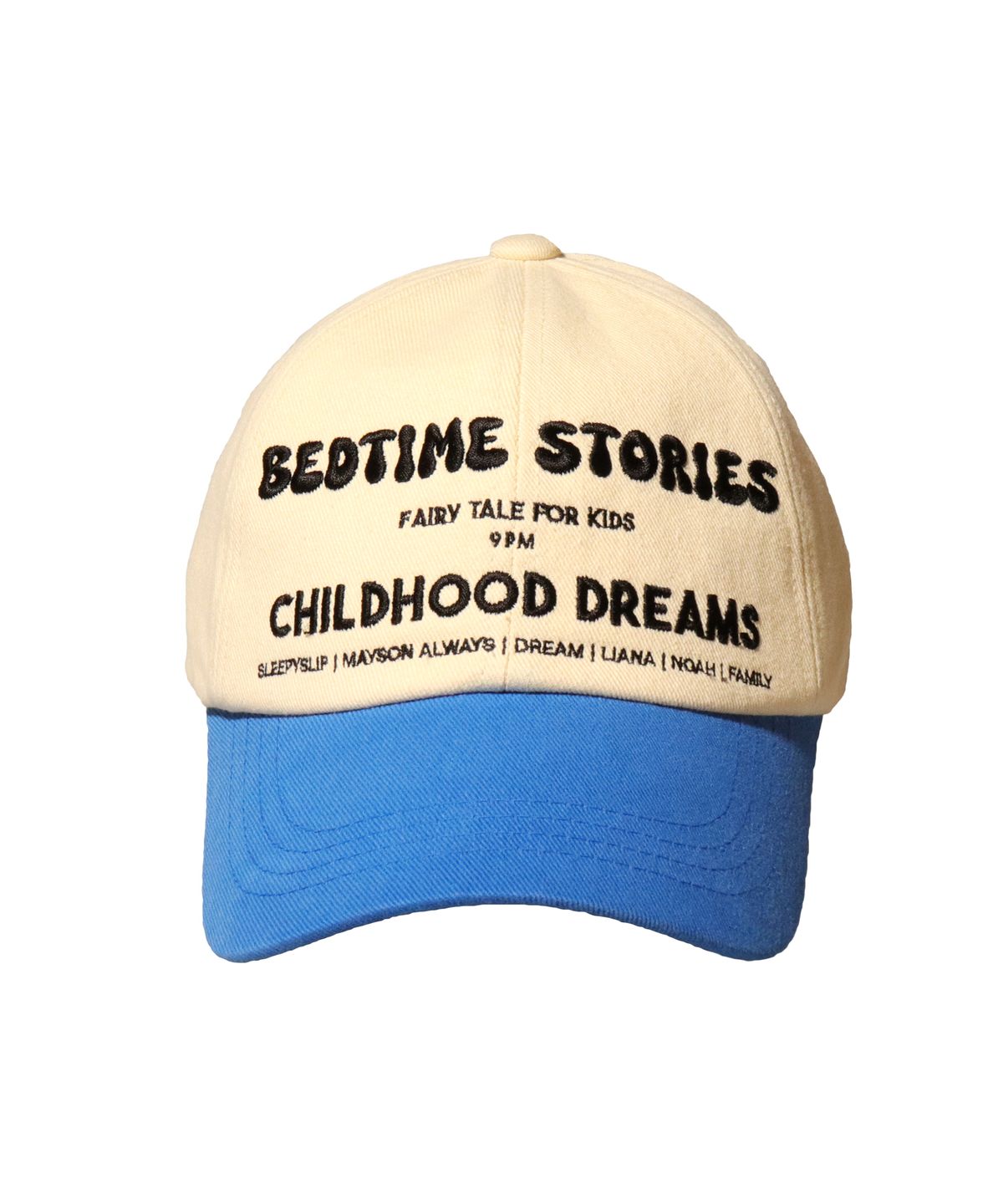 슬리피슬립(SLEEPYSLIP) BEDTIME STORIES IVORY/BLUE BALL CAP